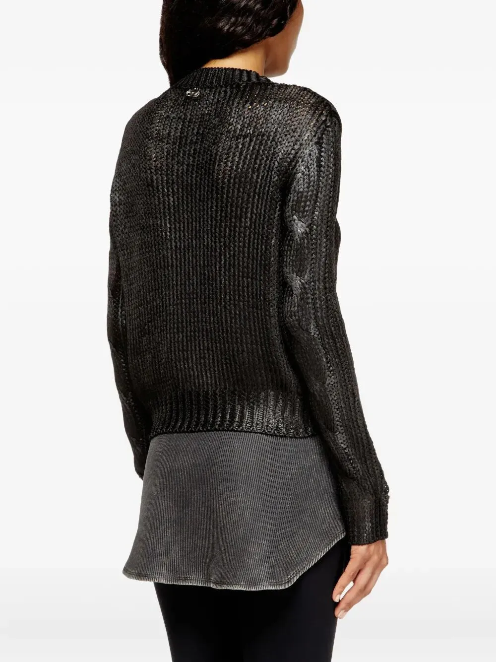 "MICCHA" ROUND NECK SWEATER sold by Lord & Taylor product image thumbnail 3