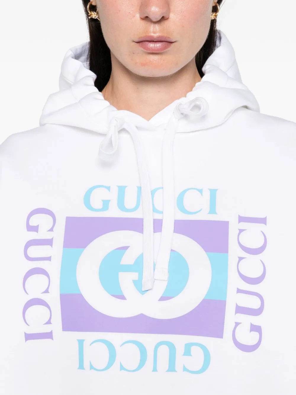 LOGO COTTON HOODIE sold by Lord & Taylor product image thumbnail 4