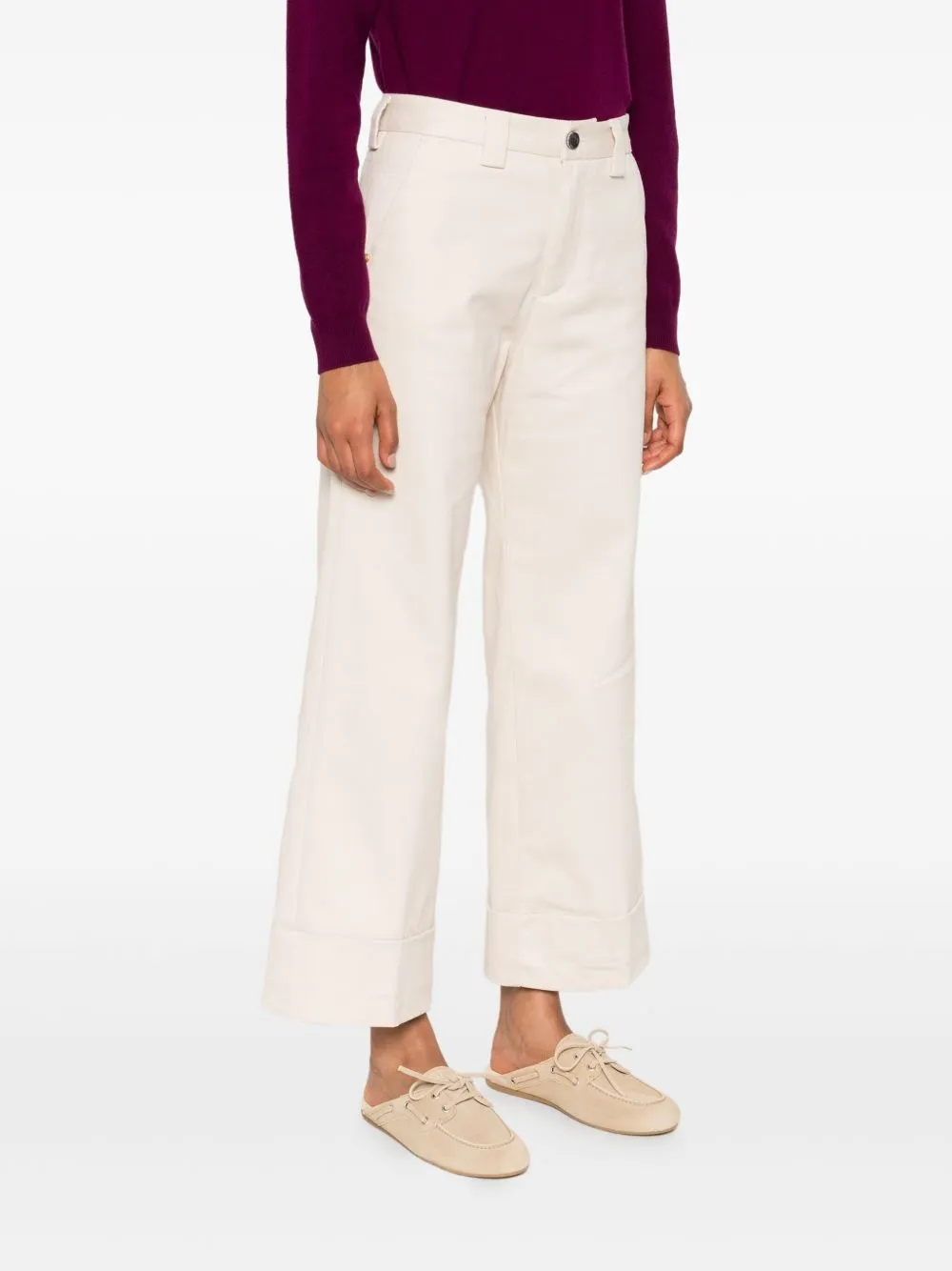 WHITE SAND Trousers Beige sold by Lord & Taylor product image thumbnail 4