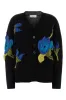 BLACK STRETCH NYLON BLEND CARDIGAN sold by Lord & Taylor