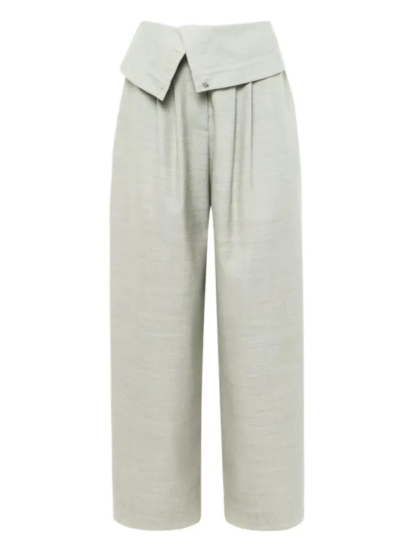 WRAP-FRONT PLEATED PANTS sold by Lord & Taylor