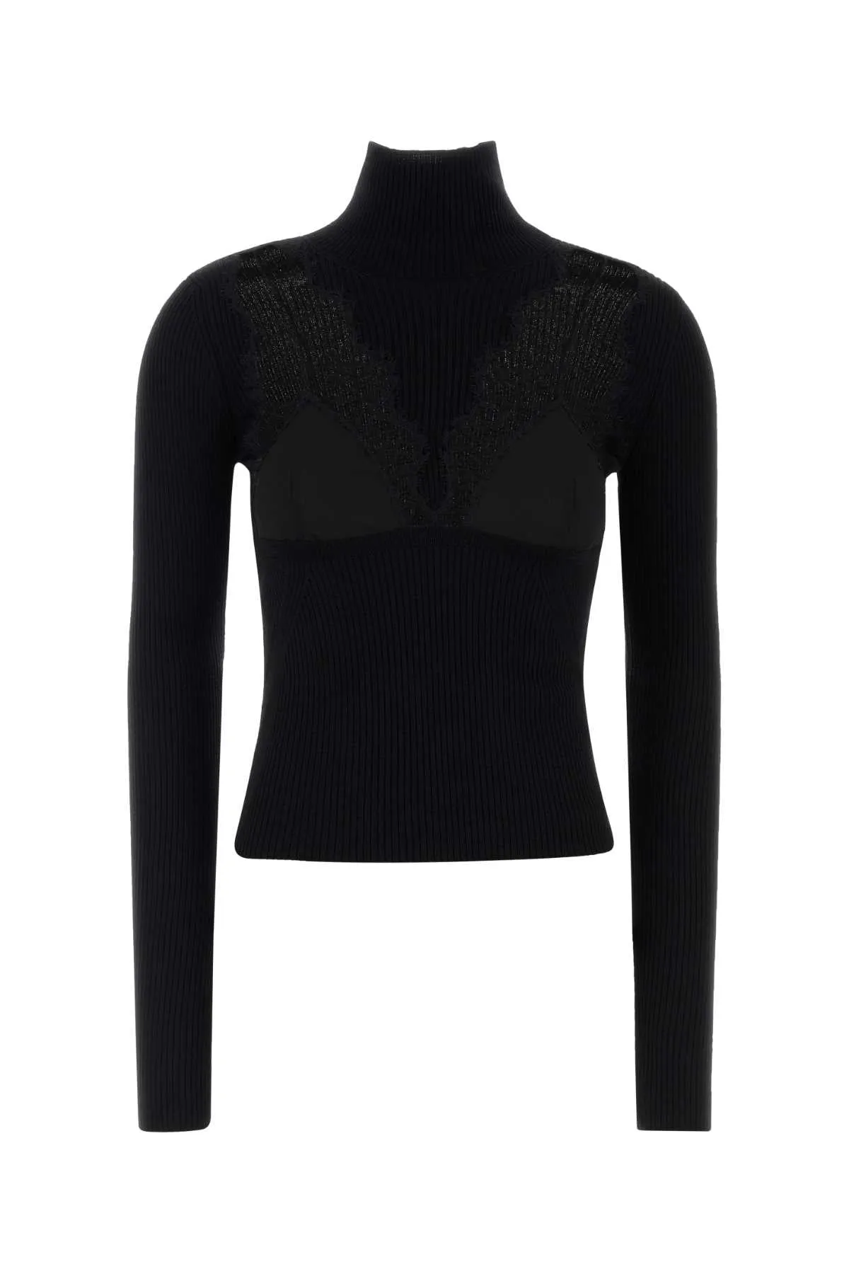 BLACK WOOL BLEND SWEATER sold by Lord & Taylor