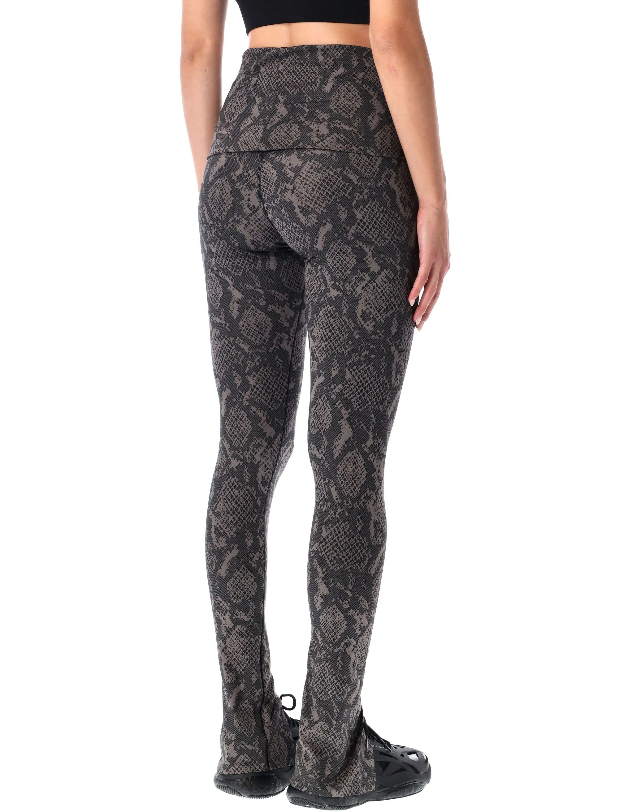 ADIDAS BY STELLA MCCARTNEY PYTHON PRINT ROLLTOP LEGGINGS sold by Lord & Taylor product image thumbnail 2
