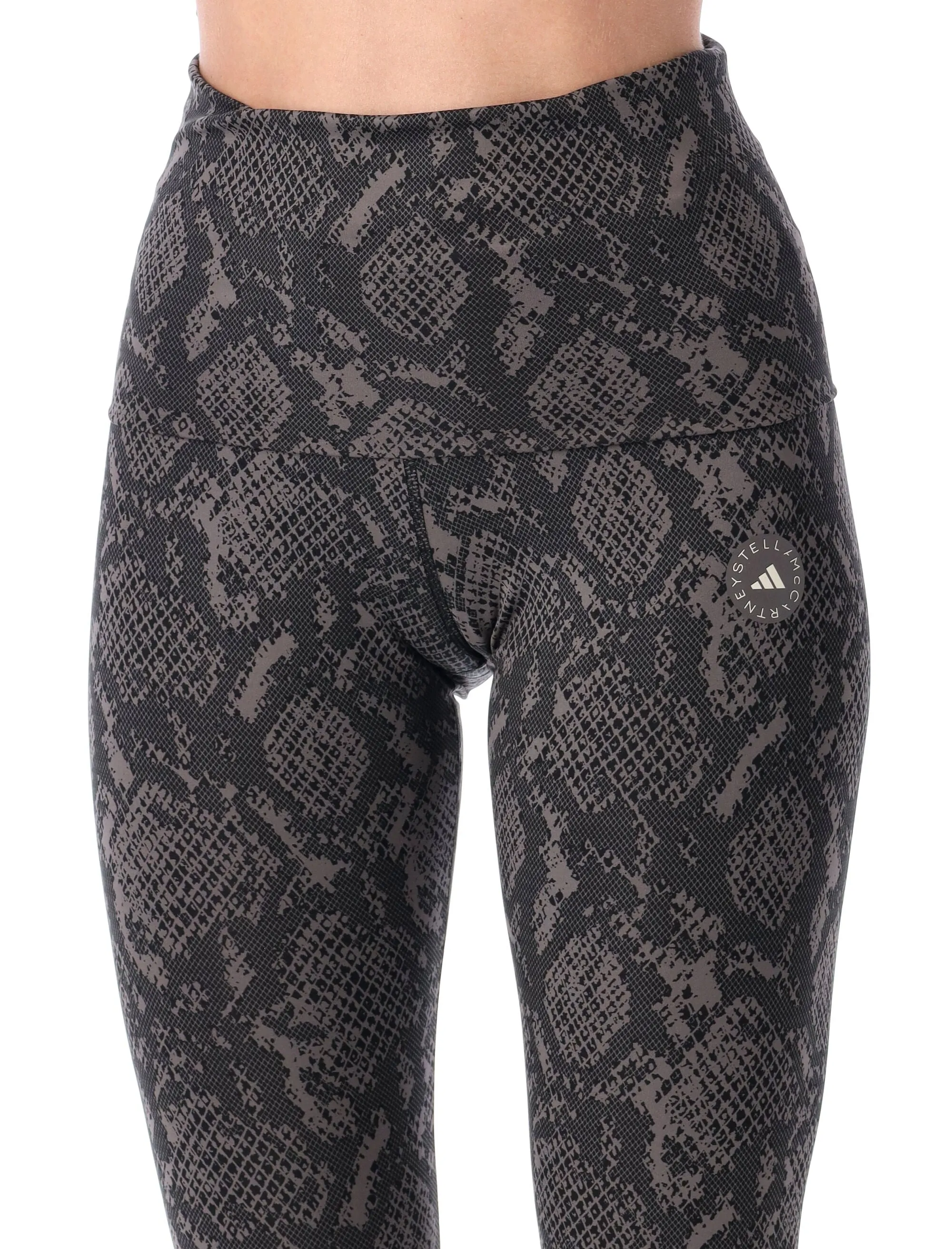 ADIDAS BY STELLA MCCARTNEY PYTHON PRINT ROLLTOP LEGGINGS sold by Lord & Taylor product image thumbnail 3
