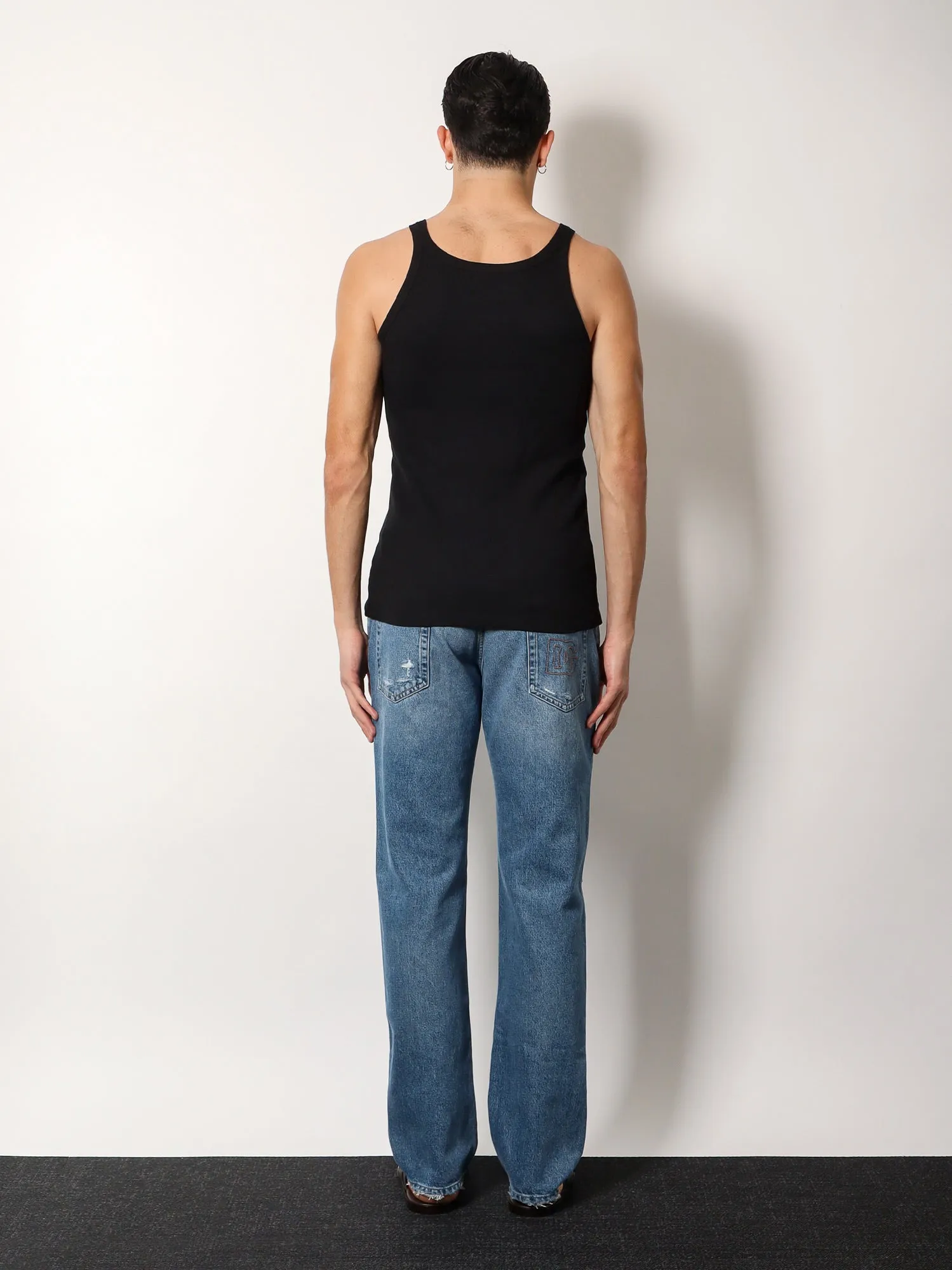 Ribbed Cotton Tank Top sold by Lord & Taylor product image thumbnail 3