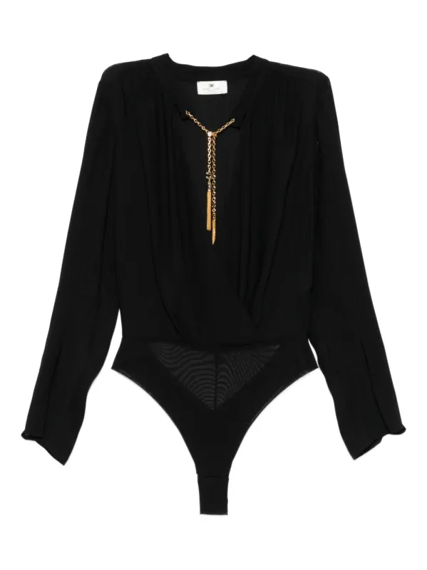 Elisabetta Franchi Top Black sold by Lord & Taylor
