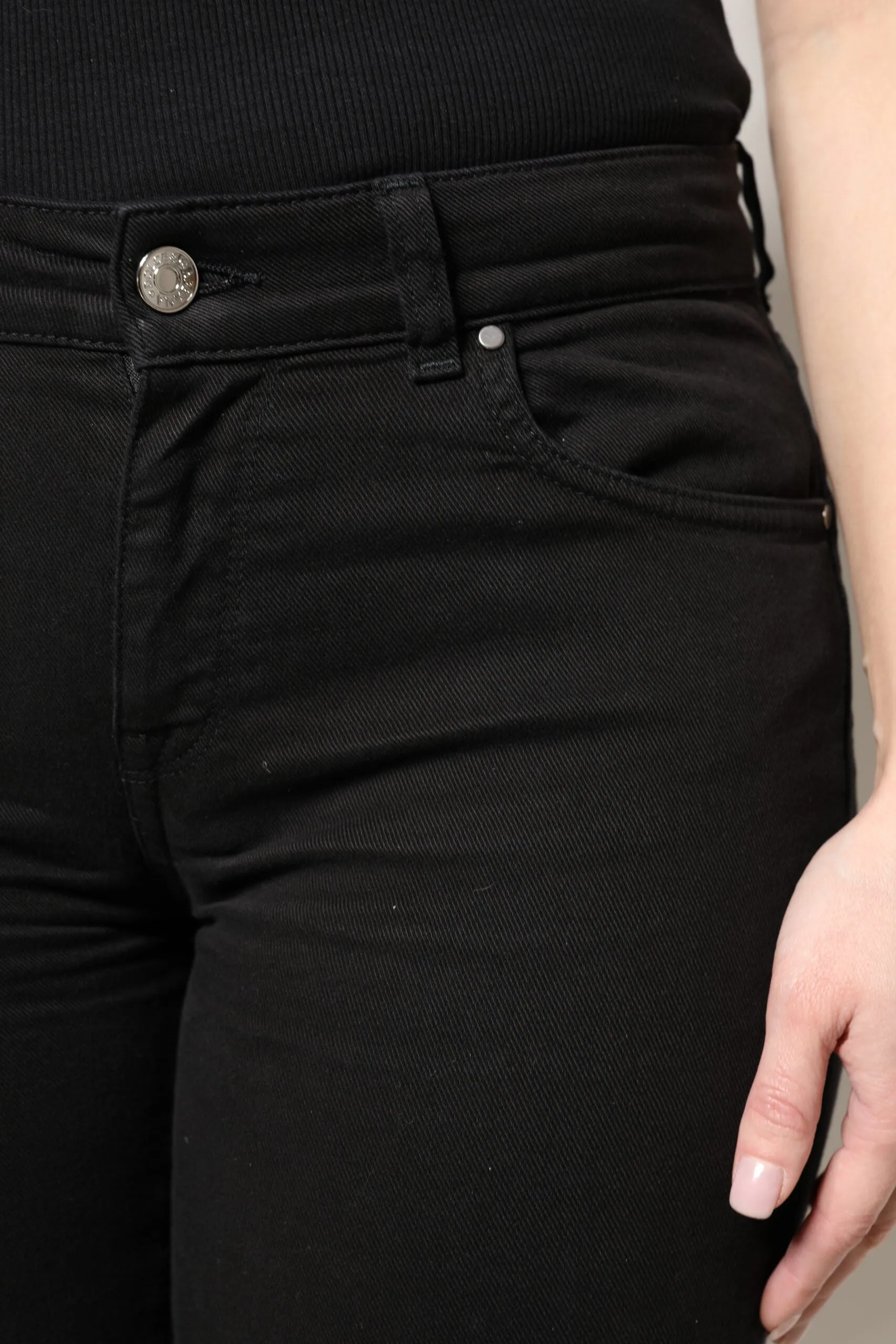 Black Cotton High Waist Skinny Denim Jeans sold by Lord & Taylor product image thumbnail 5