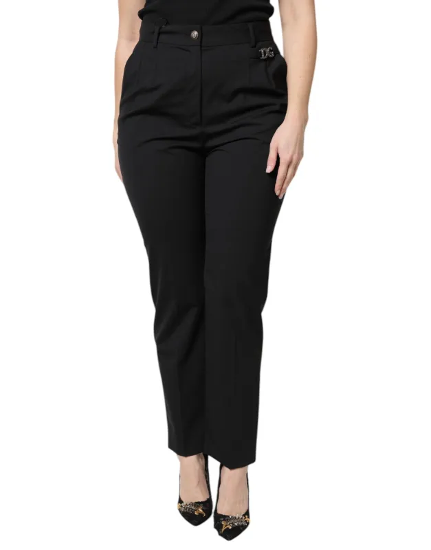 Black Polyester High Waist Dress Pants sold by Lord & Taylor