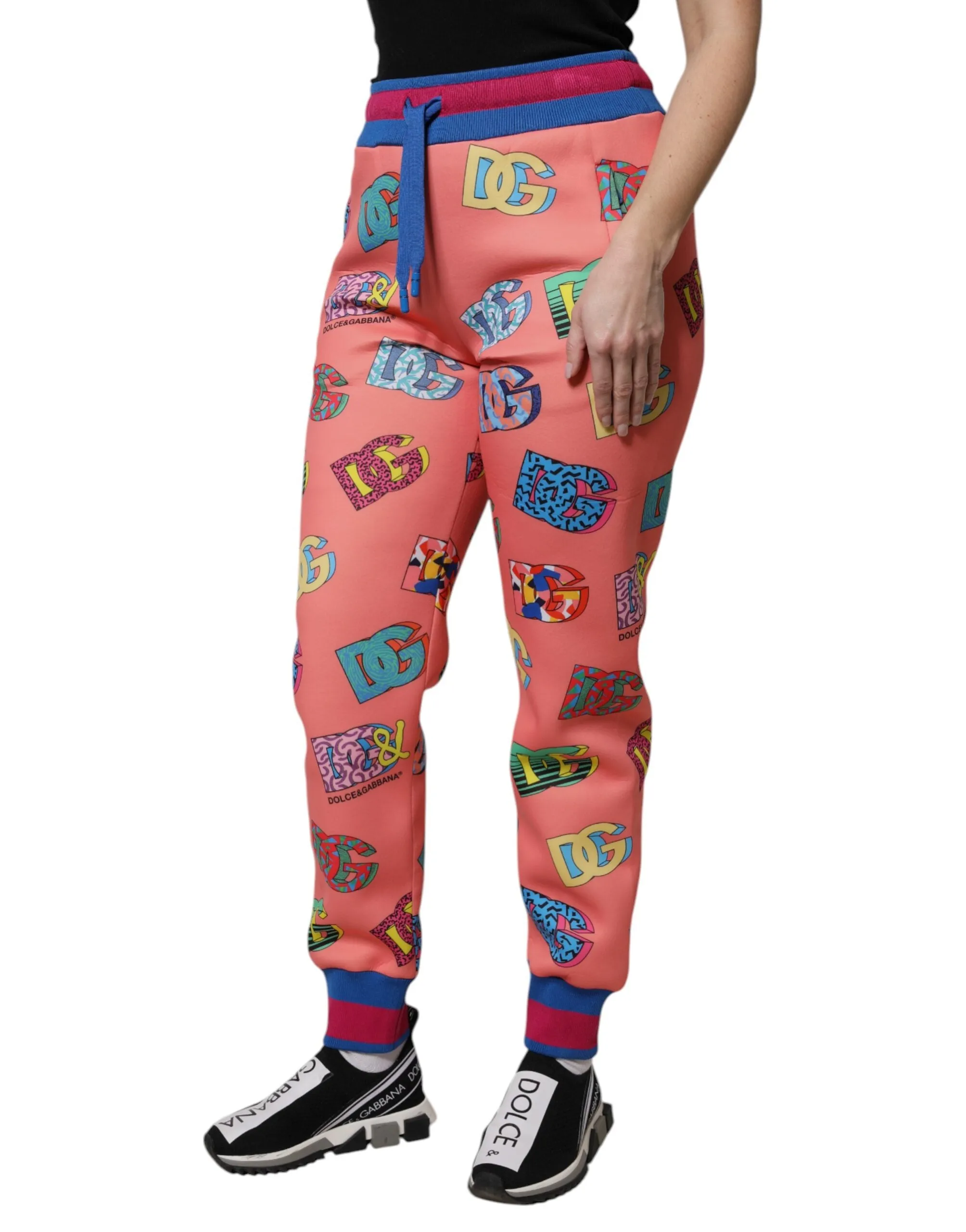 Pink Logo Monogram Jogger Sweatpants Pants sold by Lord & Taylor product image thumbnail 3