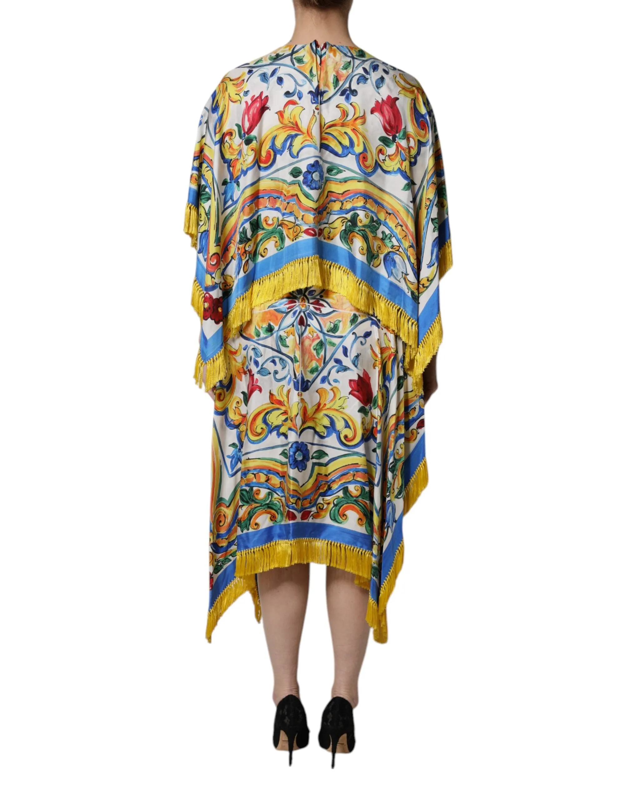 Multicolor Majolica Kaftan Short Sleeves Maxi Dress sold by Lord & Taylor product image thumbnail 4