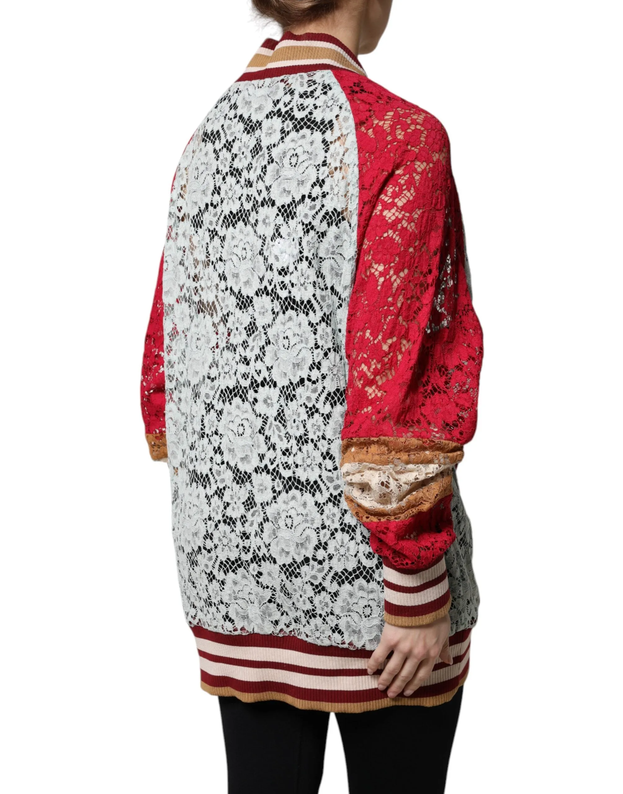 Multicolor Floral Lace Cardigan Sweater sold by Lord & Taylor product image thumbnail 4