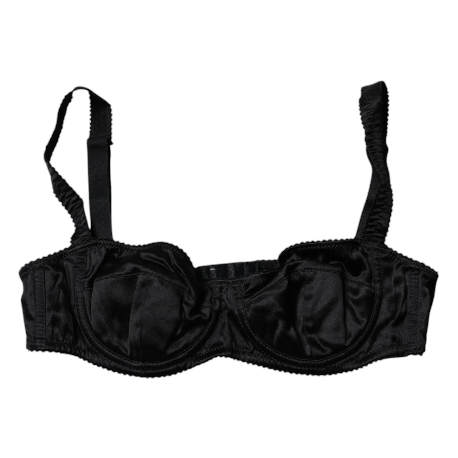 Black Silk Stretch Balconette Brassiere Underwear sold by Lord & Taylor product image thumbnail 3