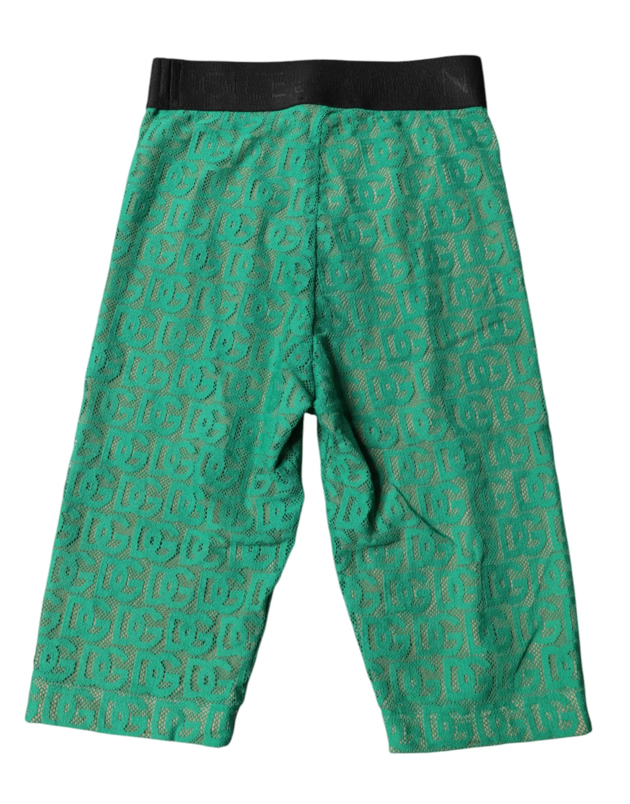Green Logo Monogram Cropped Tights Underwear sold by Lord & Taylor product image thumbnail 4