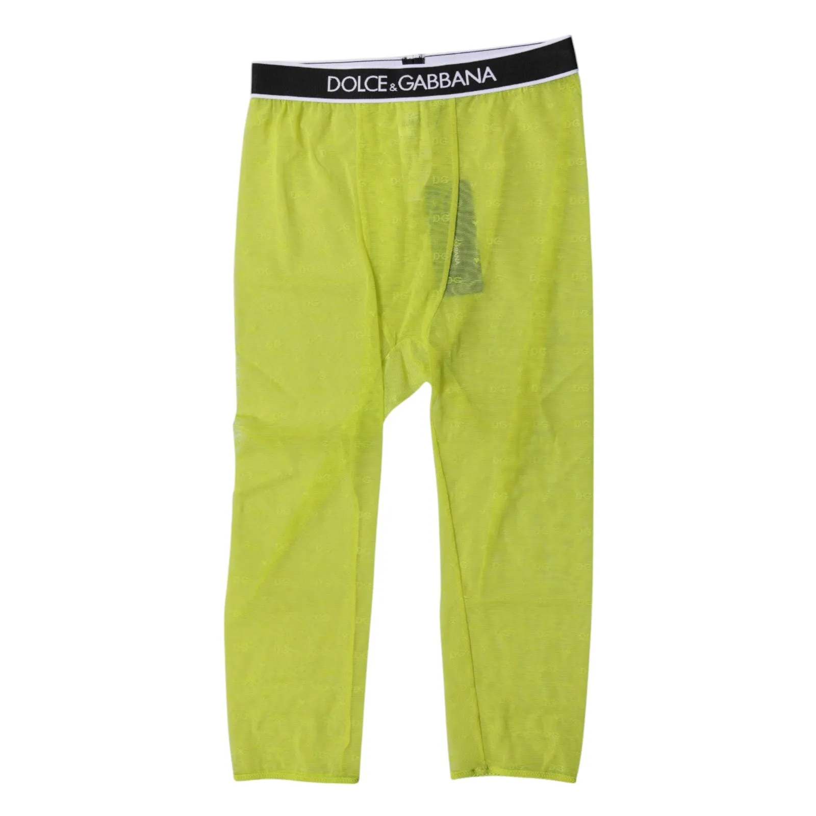 Green DG Logo Nylon Cropped Tights Underwear sold by Lord & Taylor product image thumbnail 3