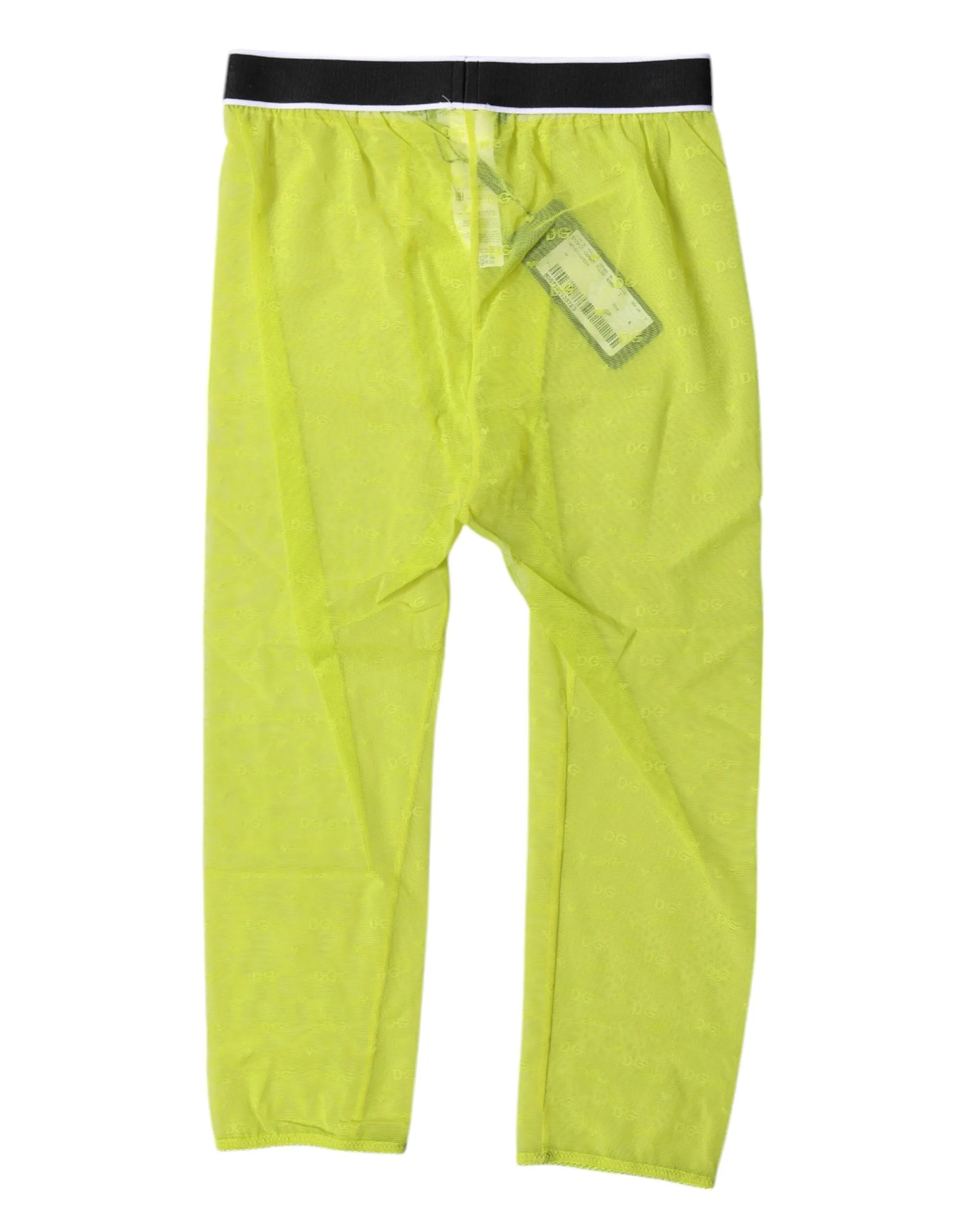 Green DG Logo Nylon Cropped Tights Underwear sold by Lord & Taylor product image thumbnail 4