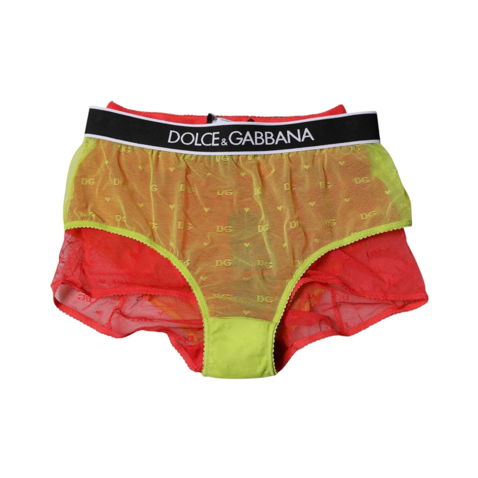 Red Yellow Tulle Mid Waist Panty Underwear sold by Lord & Taylor product image thumbnail 3