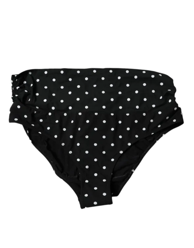 Black Polka Dot Swimsuit Bikini Bottom Swimwear sold by Lord & Taylor