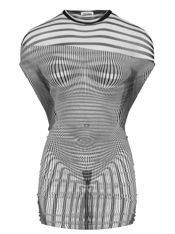 Jean Paul Gaultier Draped Body Morphing Mini Dress made by Jean Paul Gaultier