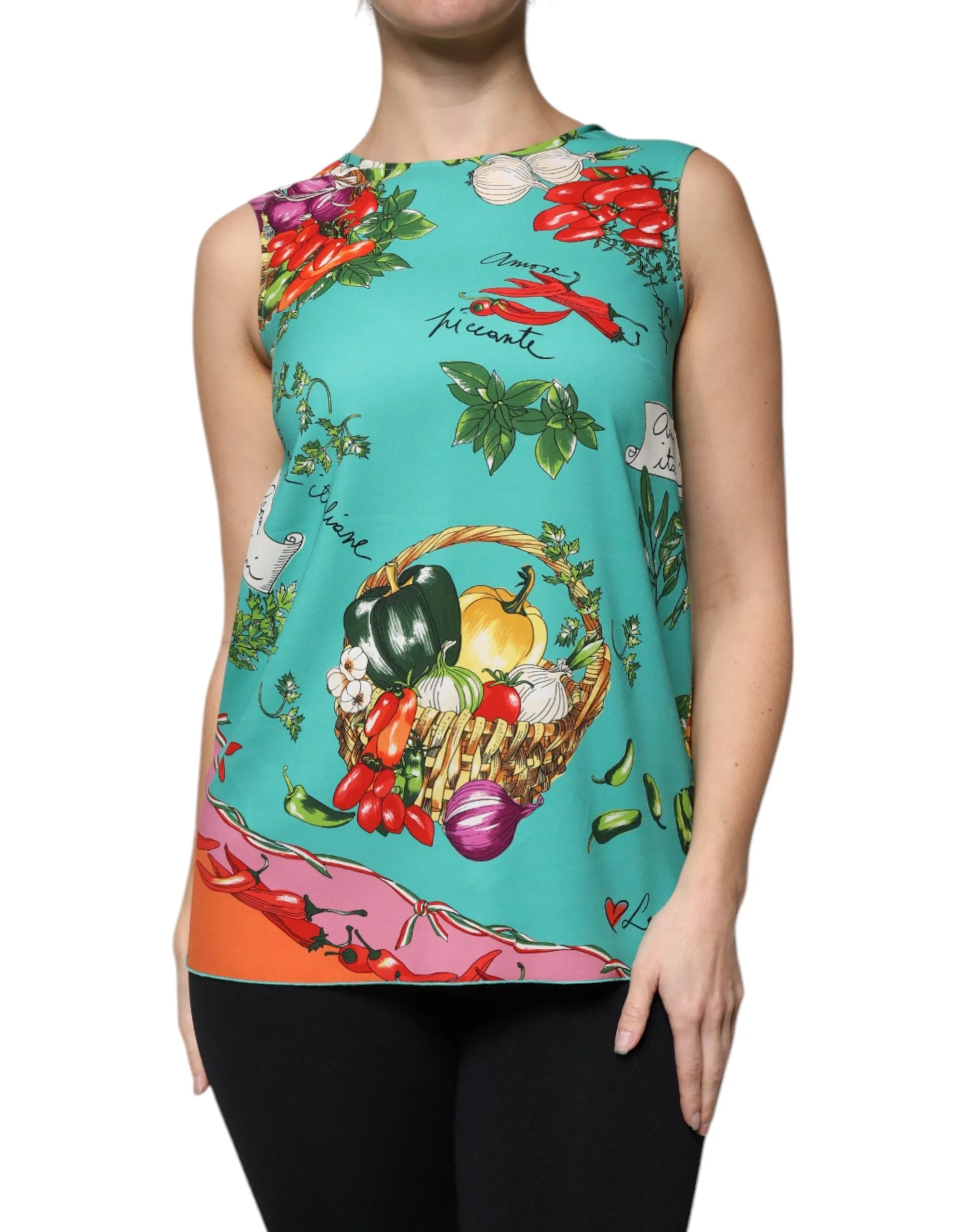 Multicolor Vegetables Sleeveless Tank Top sold by Lord & Taylor product image thumbnail 2