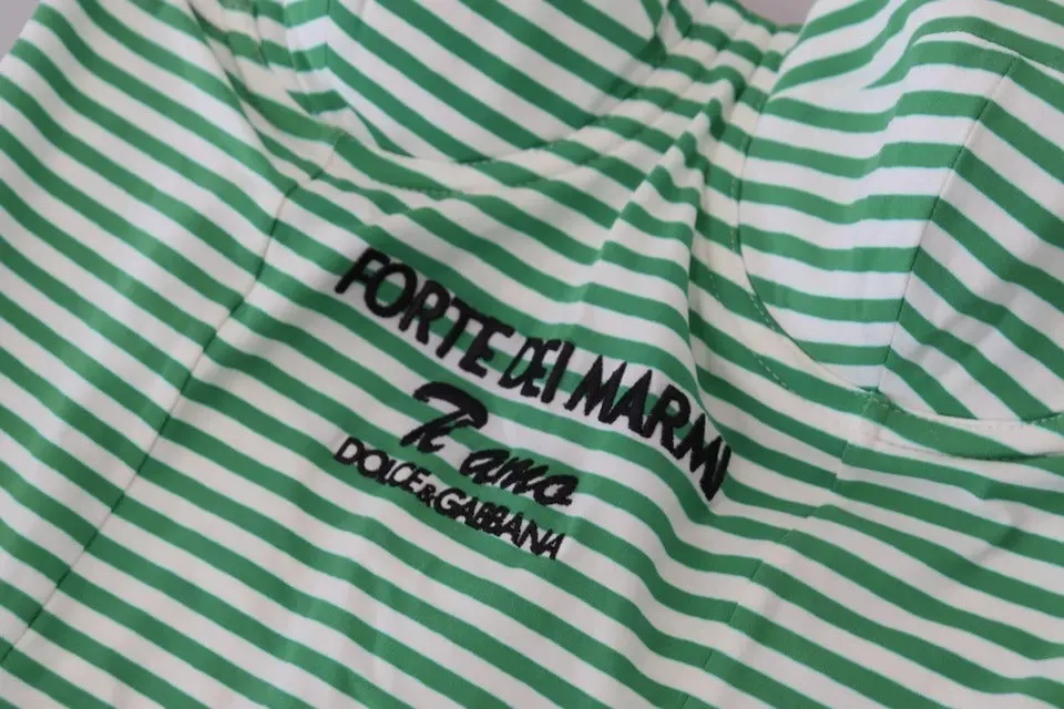 White Green Stripes One Piece Beachwear Swimwear sold by Lord & Taylor product image thumbnail 4