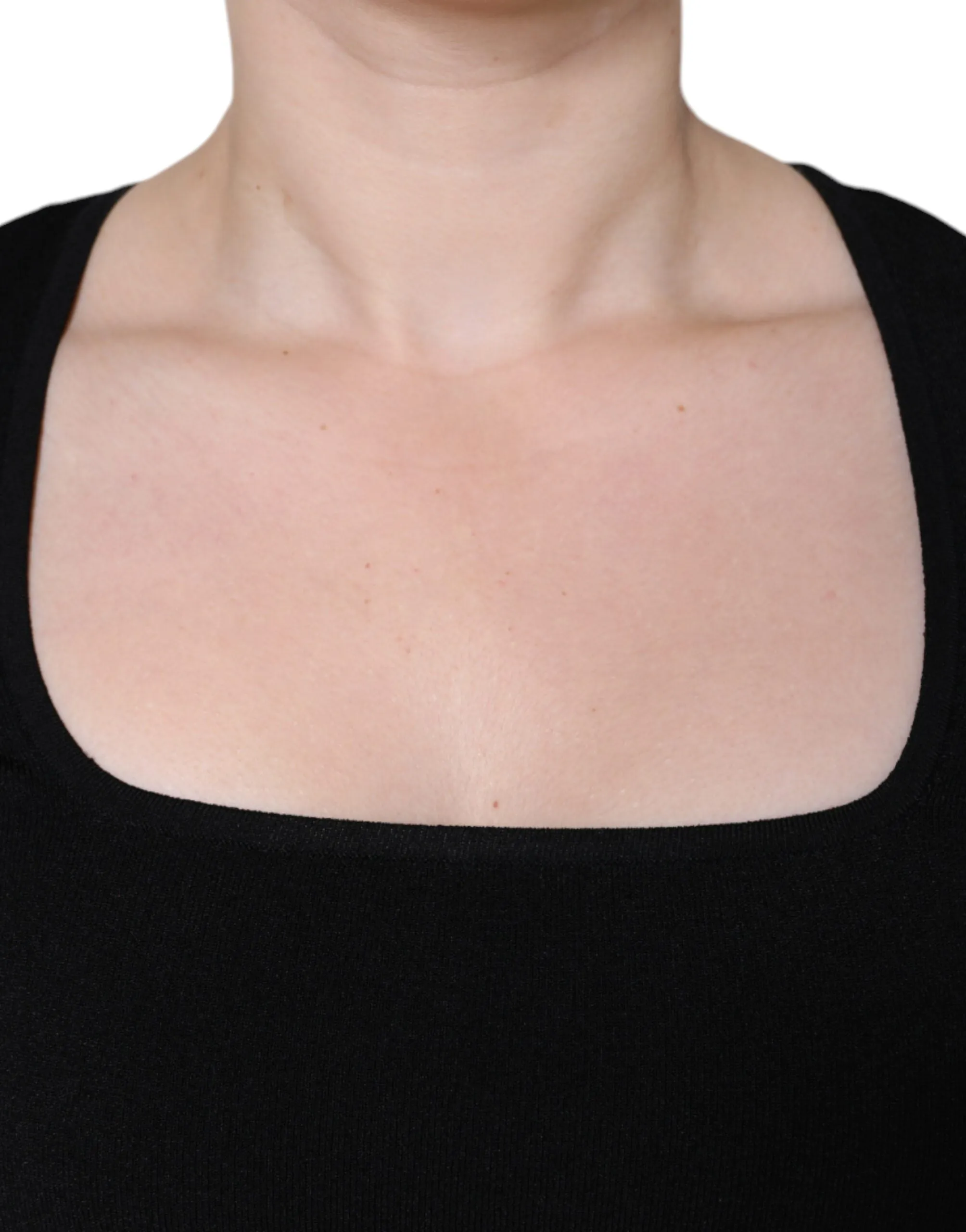 Black Long Sleeves Blouse Square Neck Top sold by Lord & Taylor product image thumbnail 5