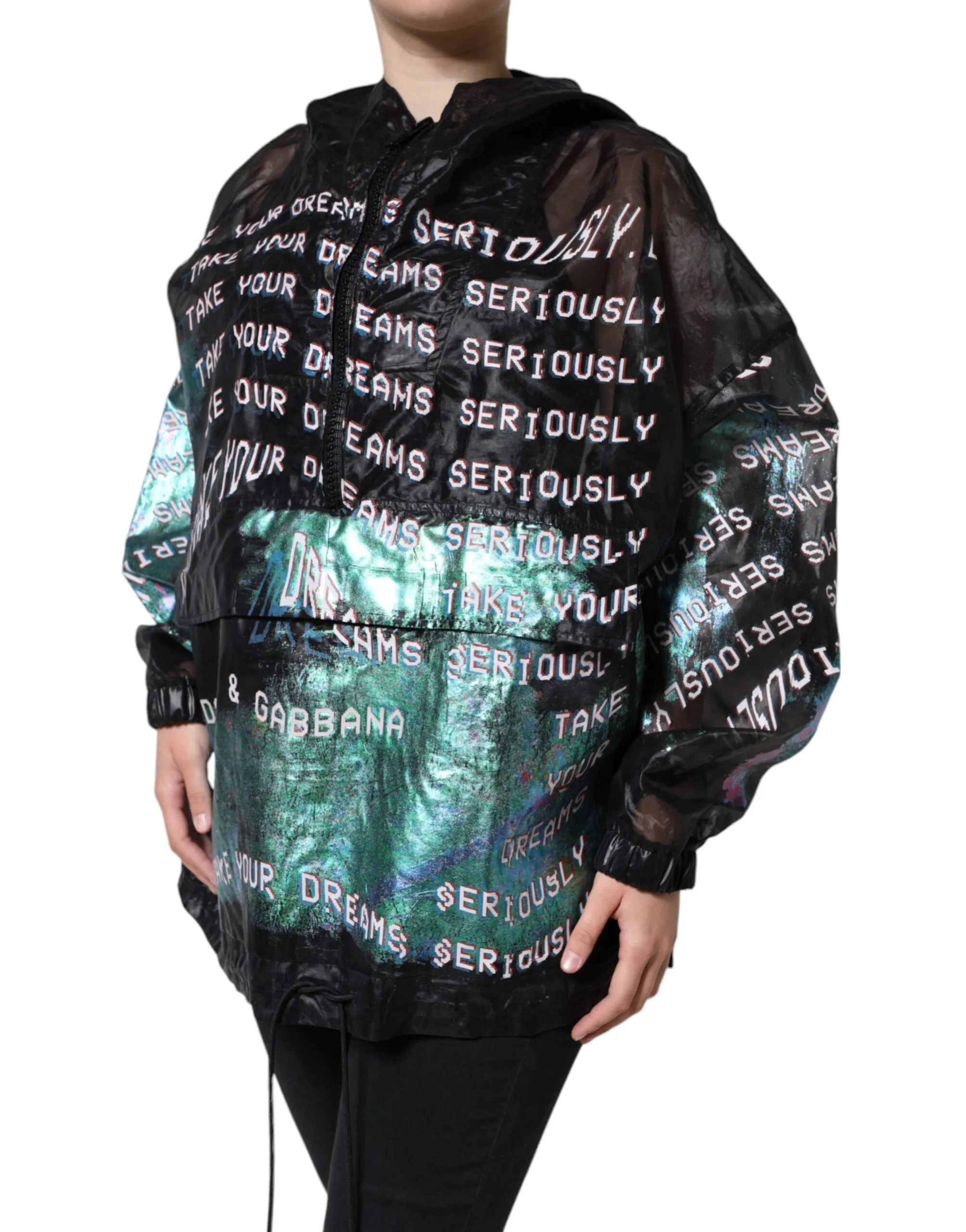 Multicolor Print Hooded Sweatshirt Sweater sold by Lord & Taylor product image thumbnail 3