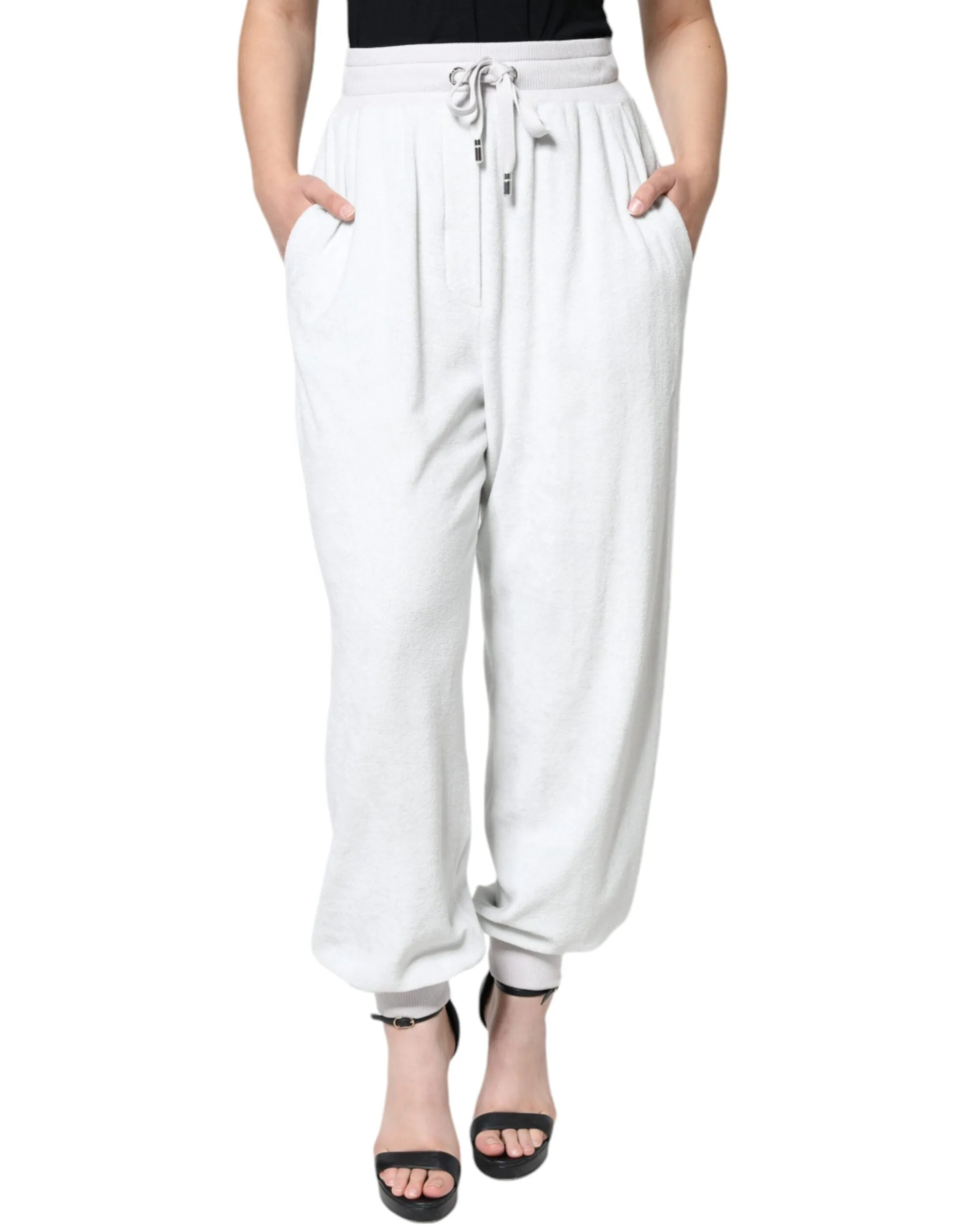 White Nylon Jogger Sweatpants Pants sold by Lord & Taylor product image thumbnail 2
