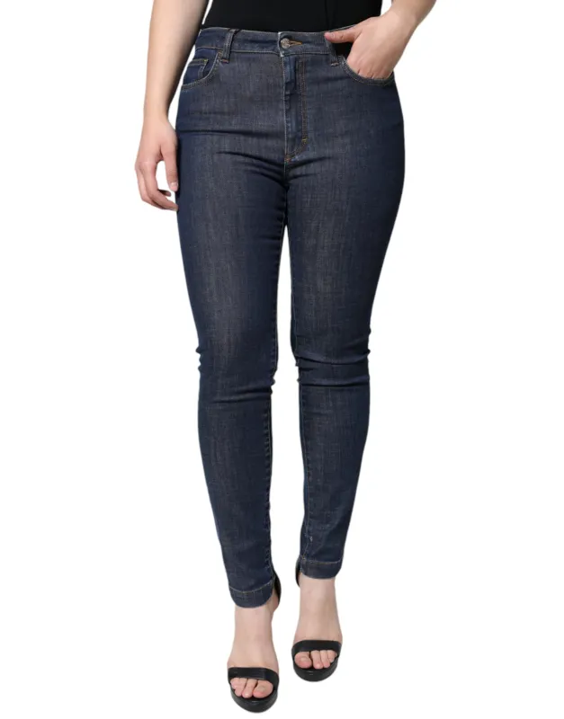 Dark Blue QUEEN Cotton Skinny Denim Jeans sold by Lord & Taylor
