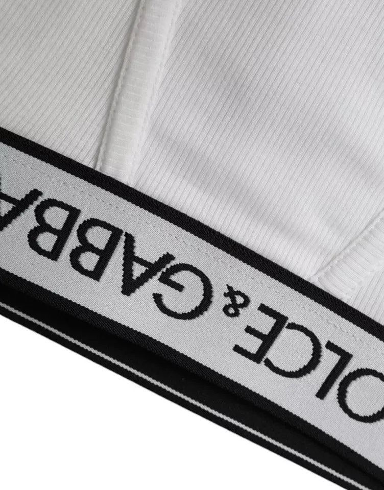 White Cotton Stretch Branded Logo Underwear sold by Lord & Taylor product image thumbnail 3
