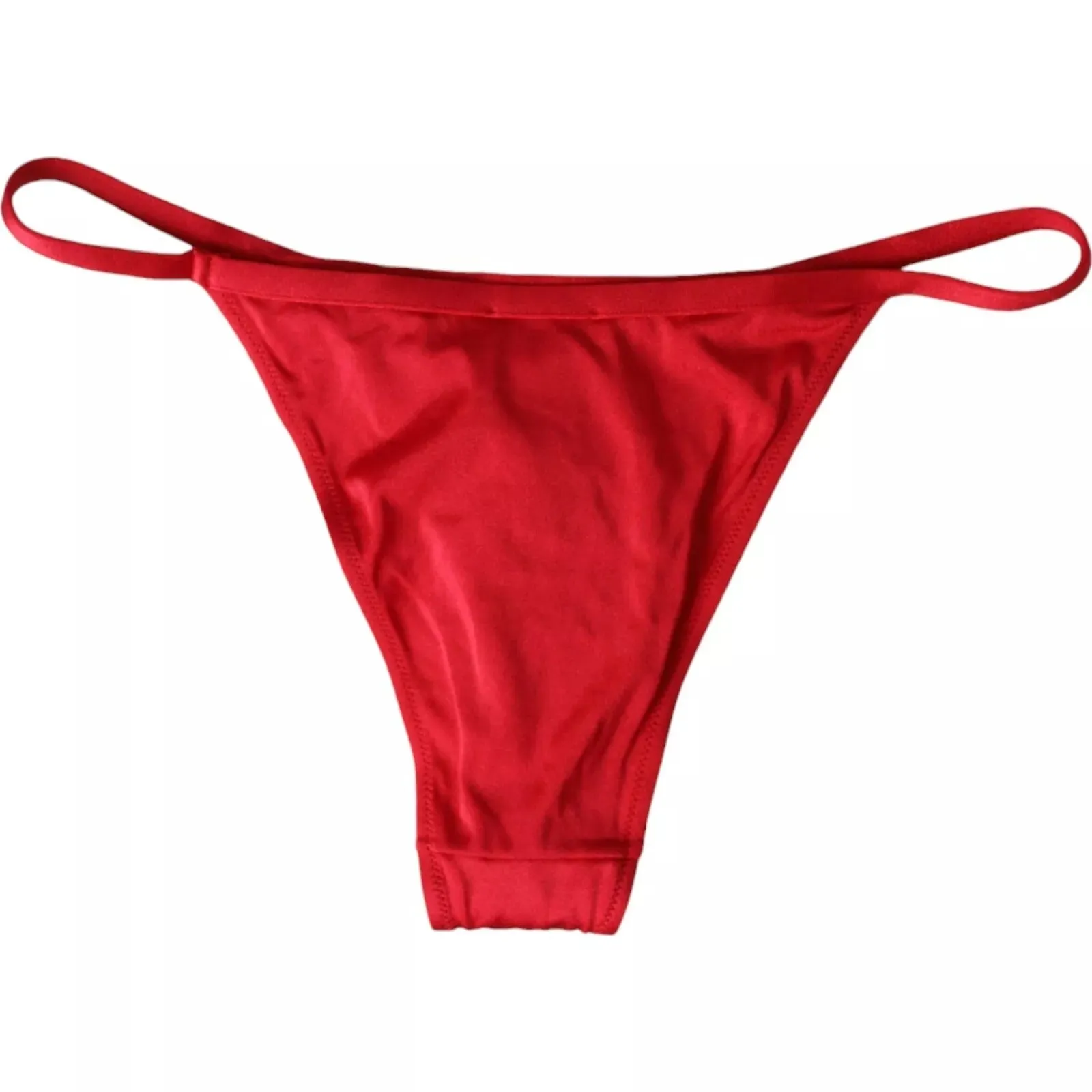 Red Nylon Stretch Beachwear Swimwear Bottom Bikini sold by Lord & Taylor product image thumbnail 2