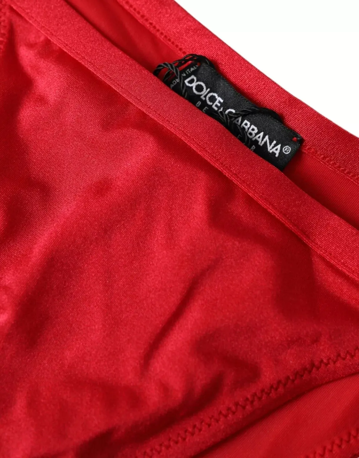 Red Nylon Stretch Beachwear Swimwear Bottom Bikini sold by Lord & Taylor product image thumbnail 3