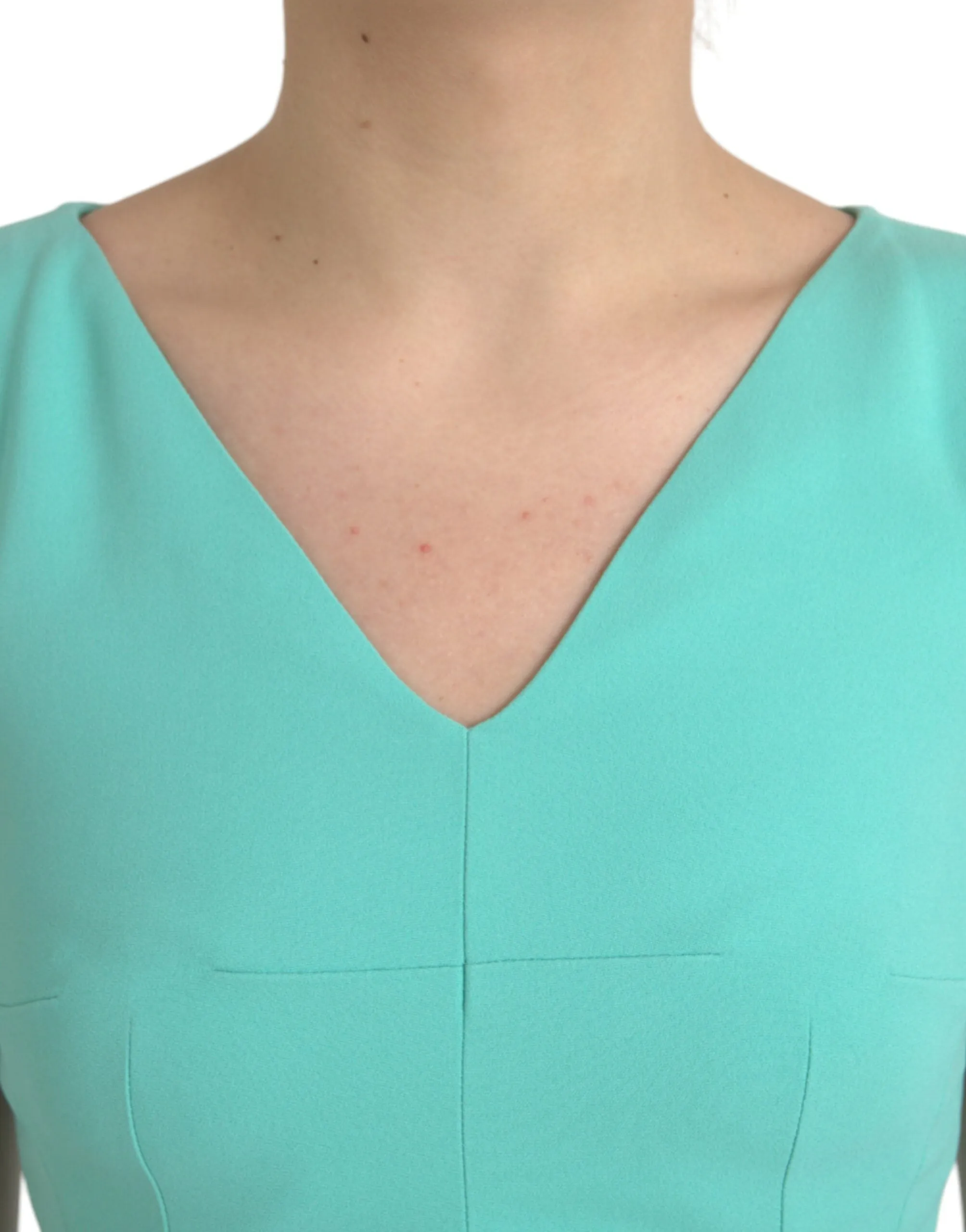 Green Viscose Sleeveless Bodycon Midi Dress sold by Lord & Taylor product image thumbnail 5