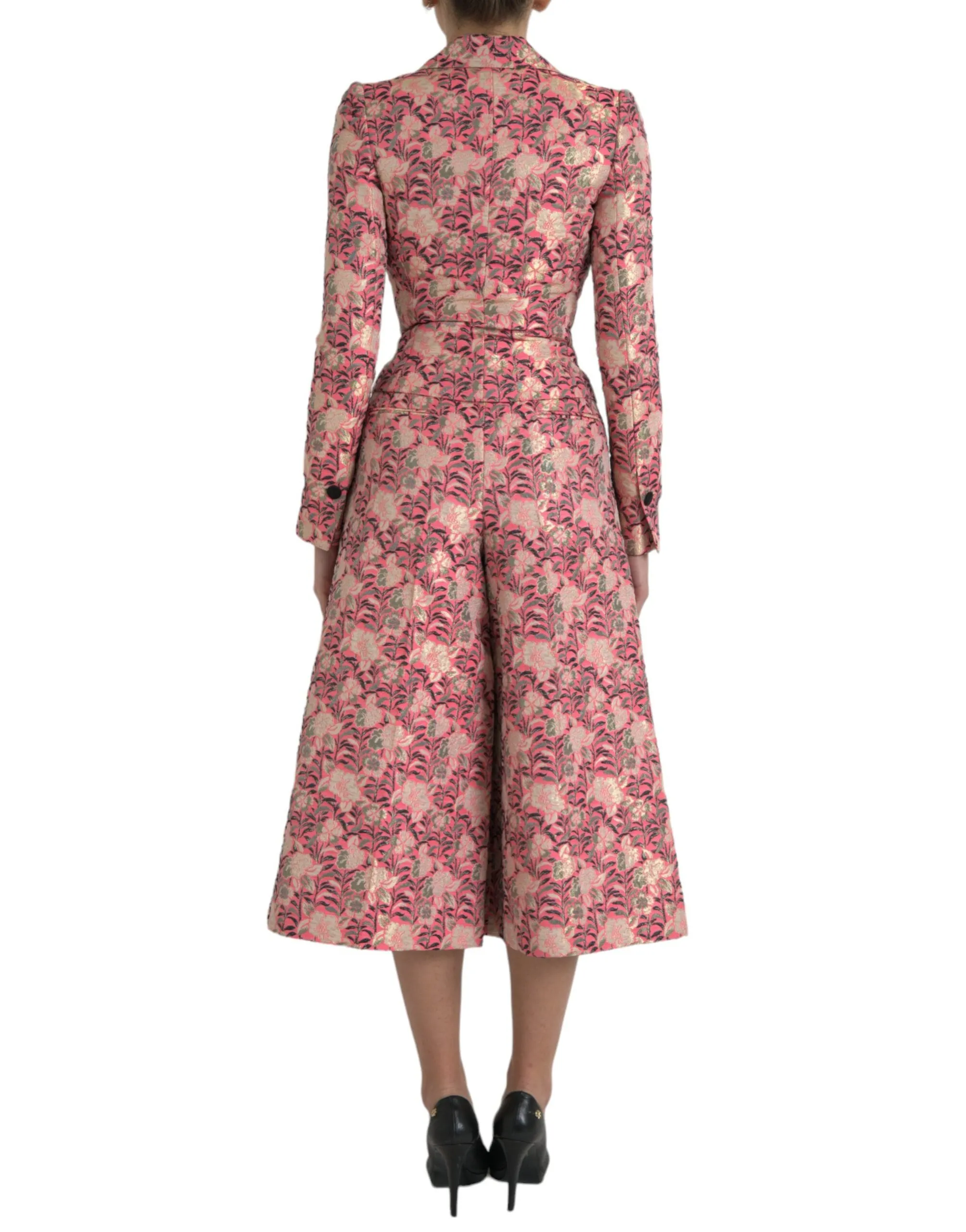 Pink Floral Jacquard Slim Fit 2 Piece Suit sold by Lord & Taylor product image thumbnail 3