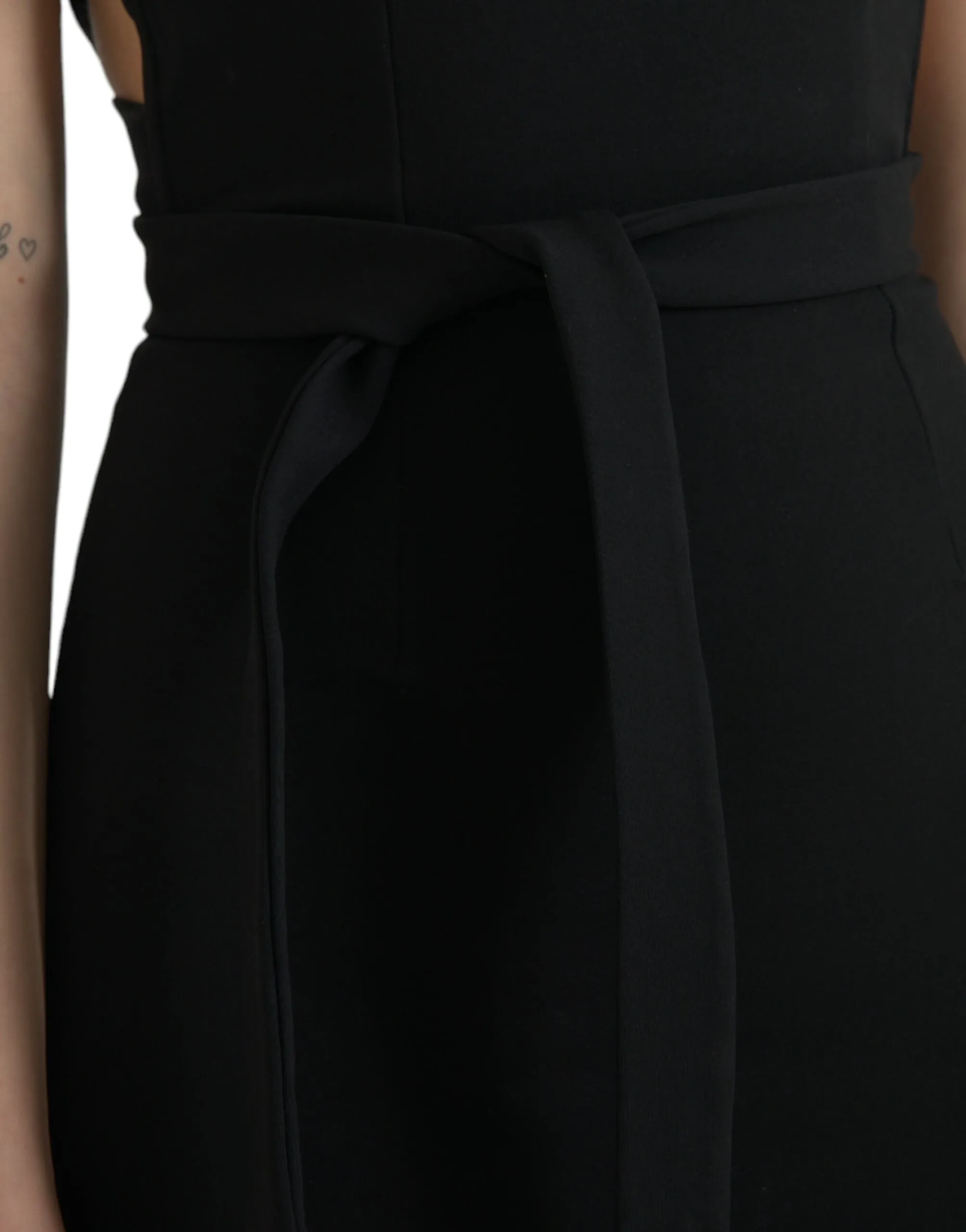 Black Sheath Halter Sleeveless Midi Dress sold by Lord & Taylor product image thumbnail 5