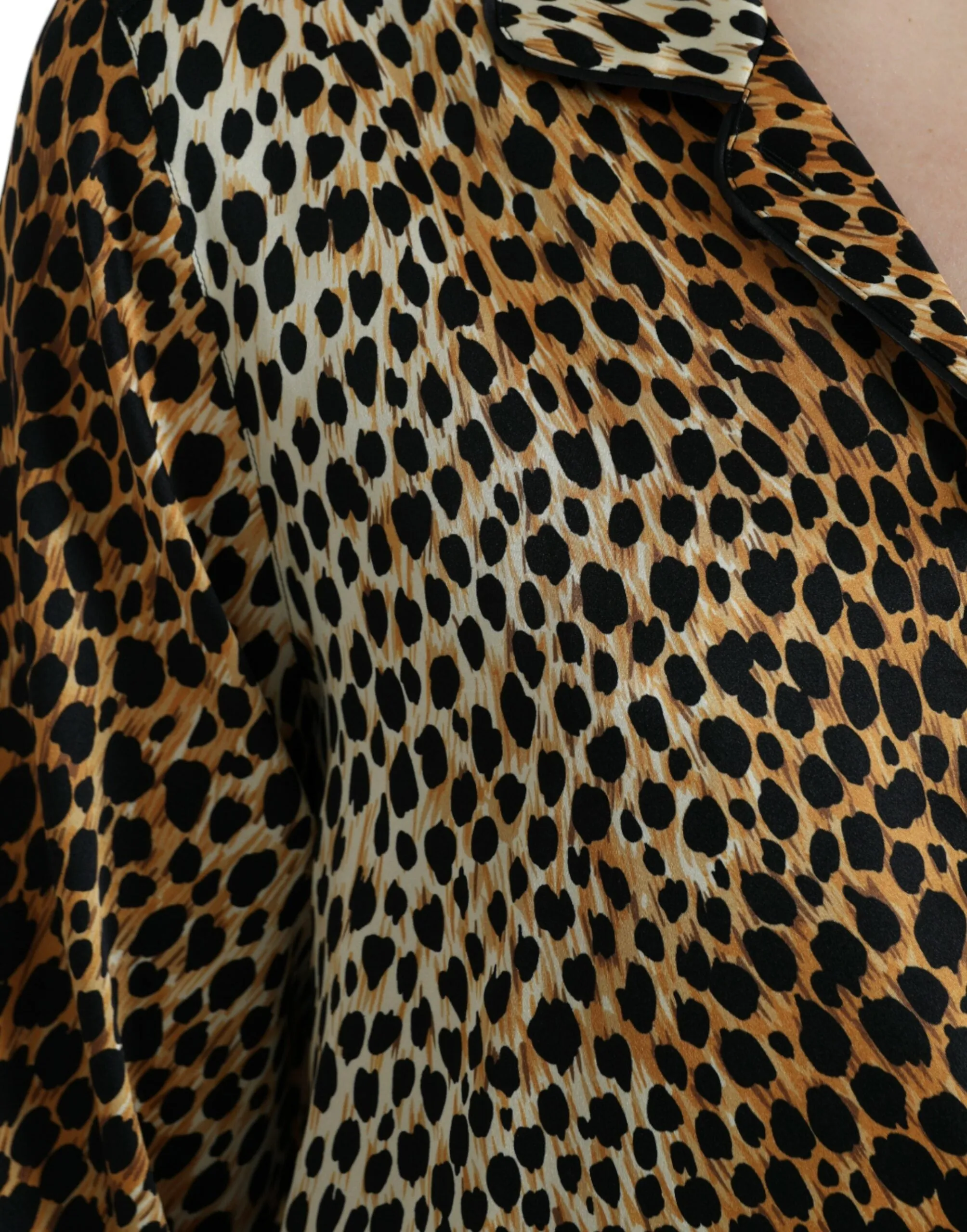 Brown Leopard Print Long Sleeves Blouse Top sold by Lord & Taylor product image thumbnail 5
