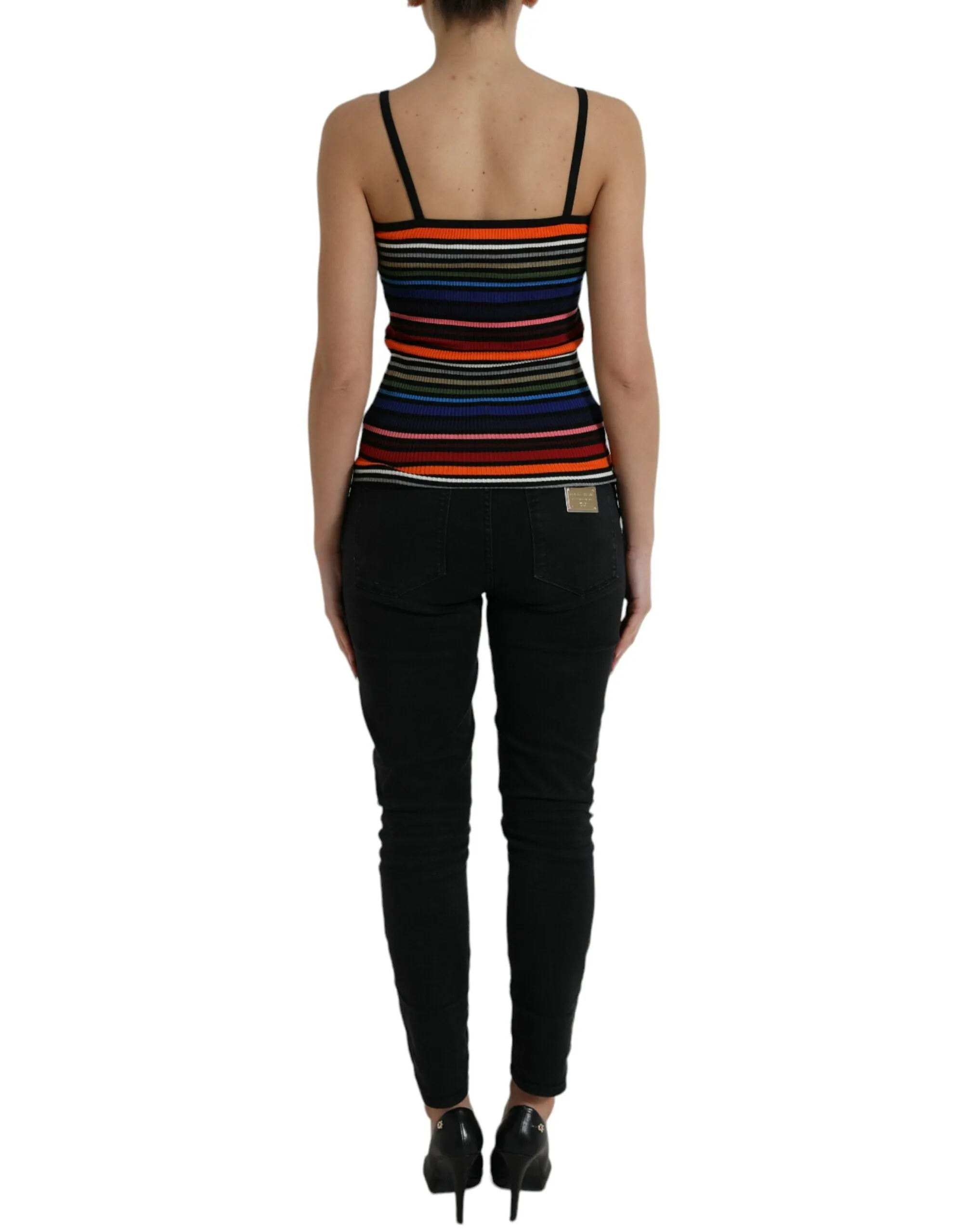 Multicolor Stripes Spaghetti Strap Tank Top sold by Lord & Taylor product image thumbnail 3
