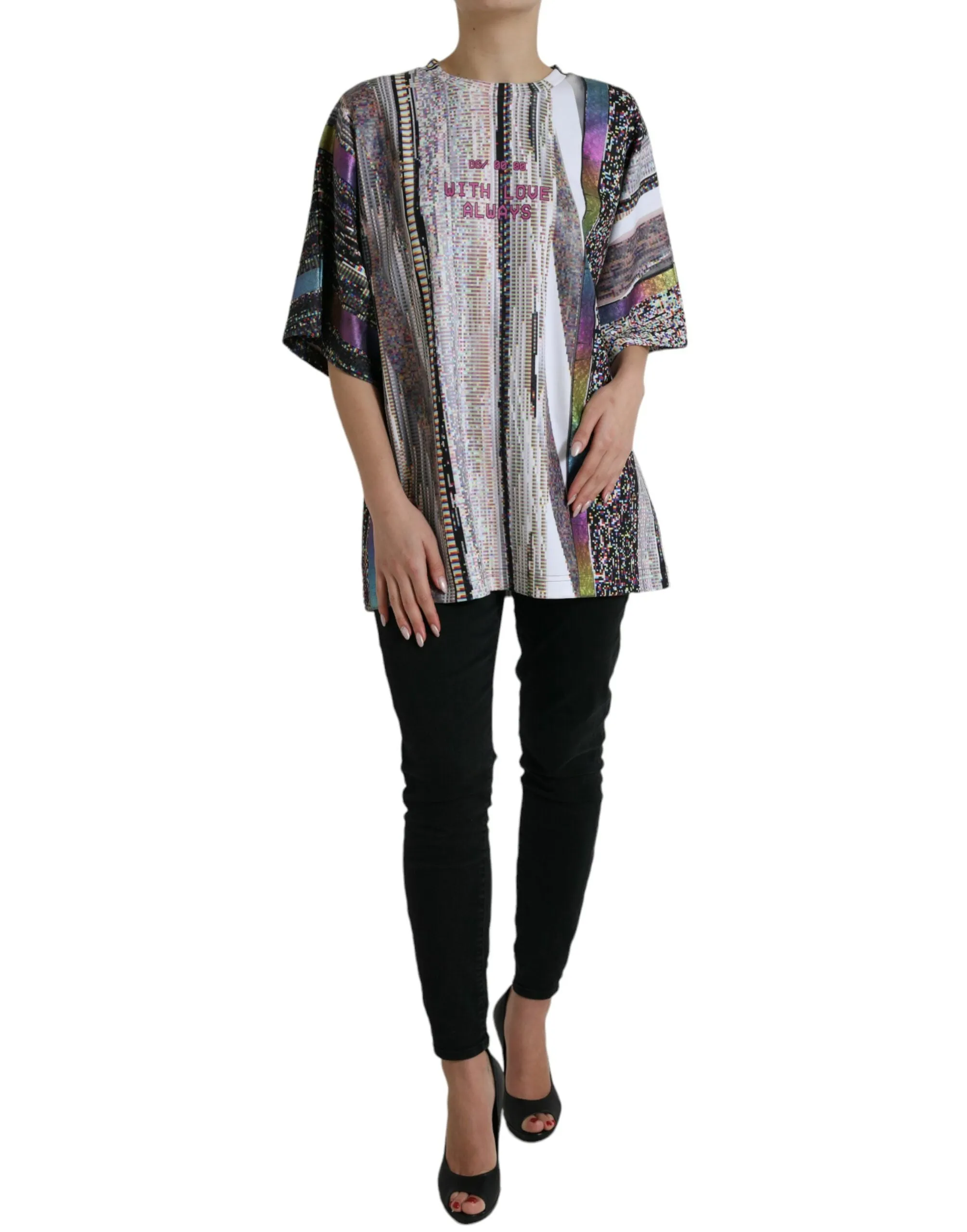 Multicolor With Love Always Print T-shirt sold by Lord & Taylor
