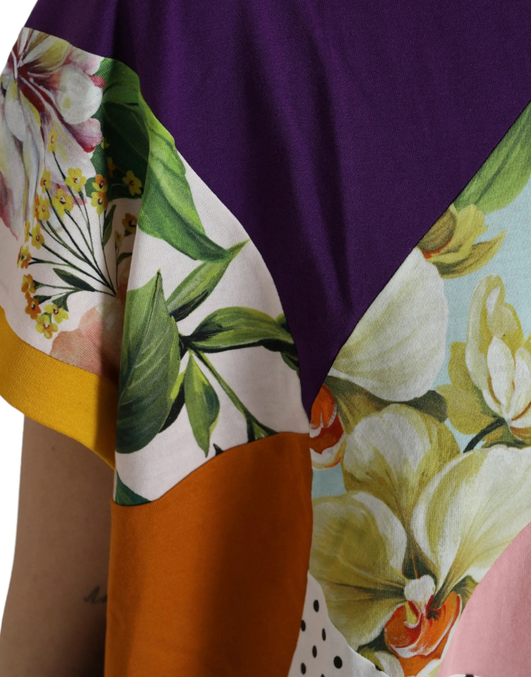 Multicolor Patchwork Cotton Silk Blouse Top sold by Lord & Taylor product image thumbnail 5