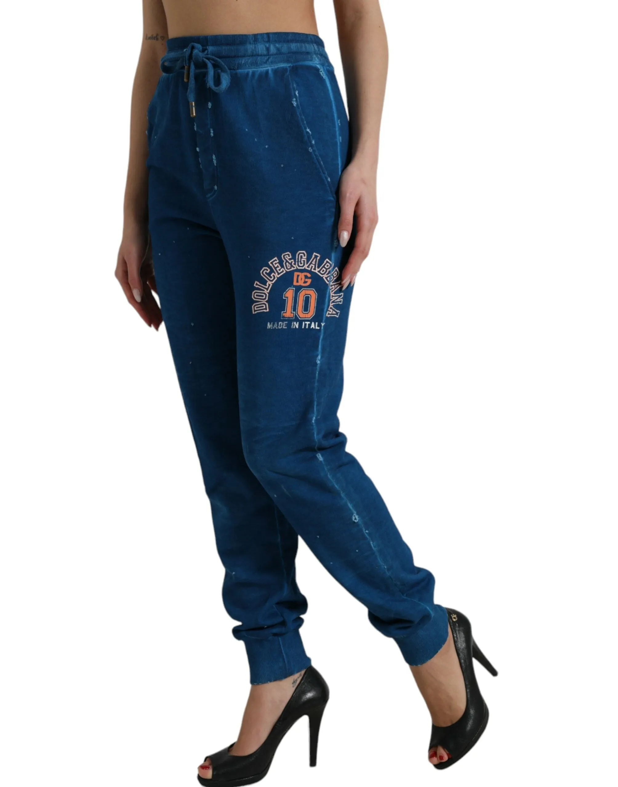 Blue Logo Cotton Jogger Sweatpants Pants sold by Lord & Taylor product image thumbnail 2