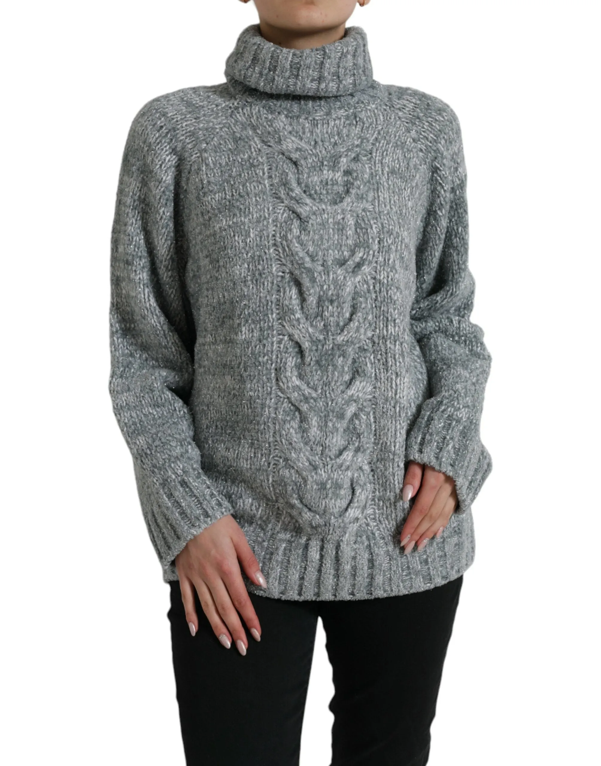 Gray Cashmere Turtle Neck Pullover Sweater sold by Lord & Taylor