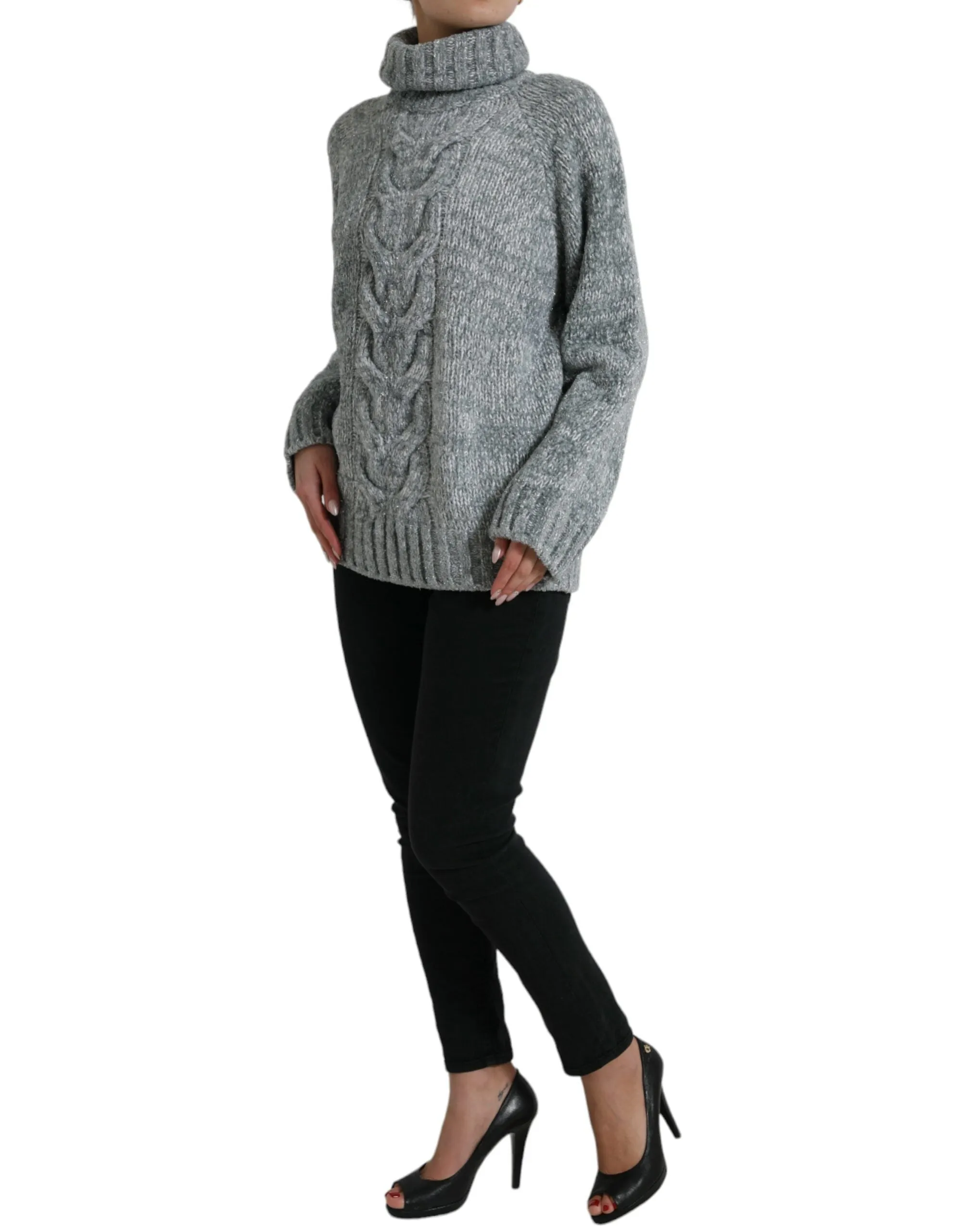 Gray Cashmere Turtle Neck Pullover Sweater sold by Lord & Taylor product image thumbnail 2