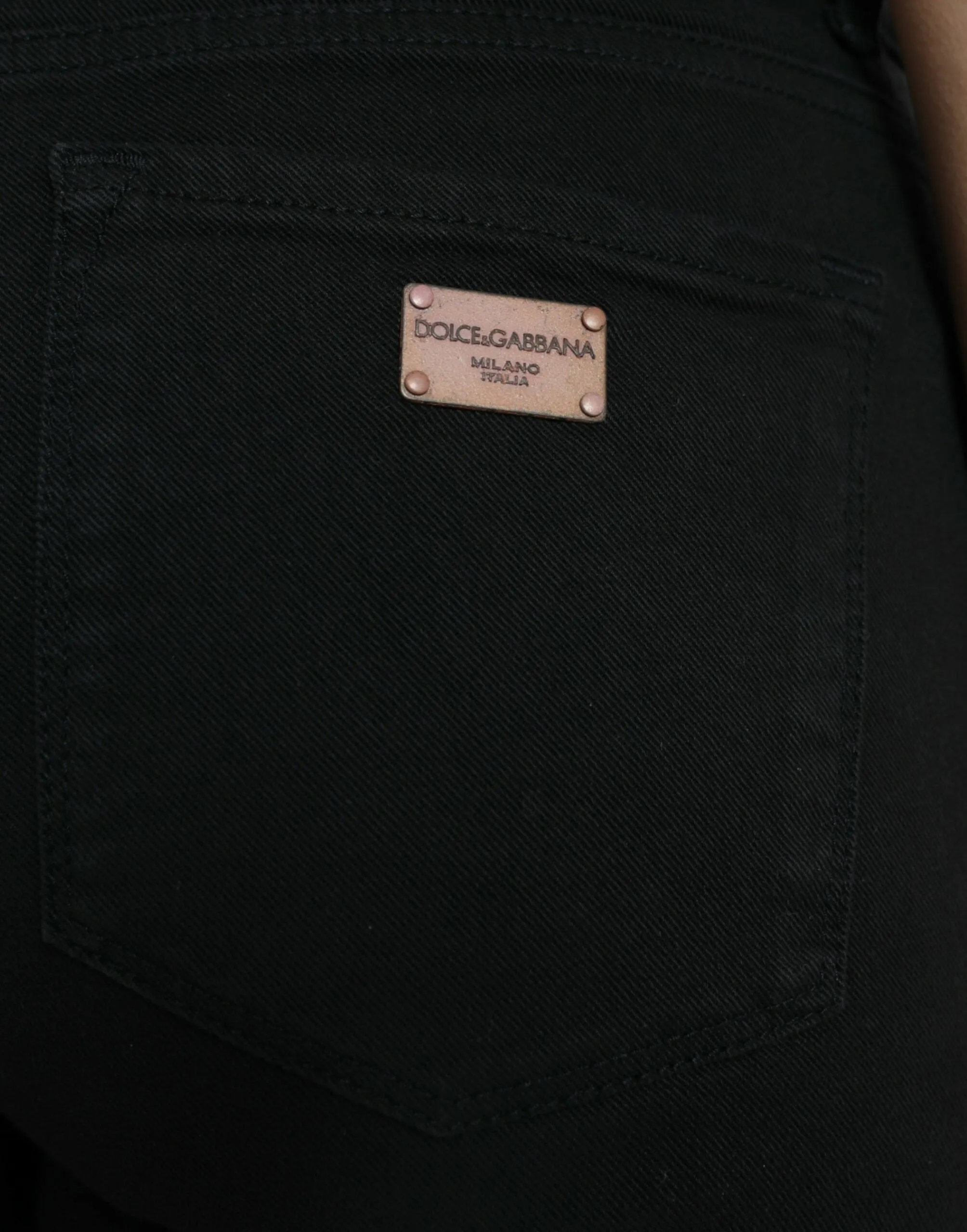 Black Cotton Mid Waist Skinny Denim Jeans sold by Lord & Taylor product image thumbnail 5