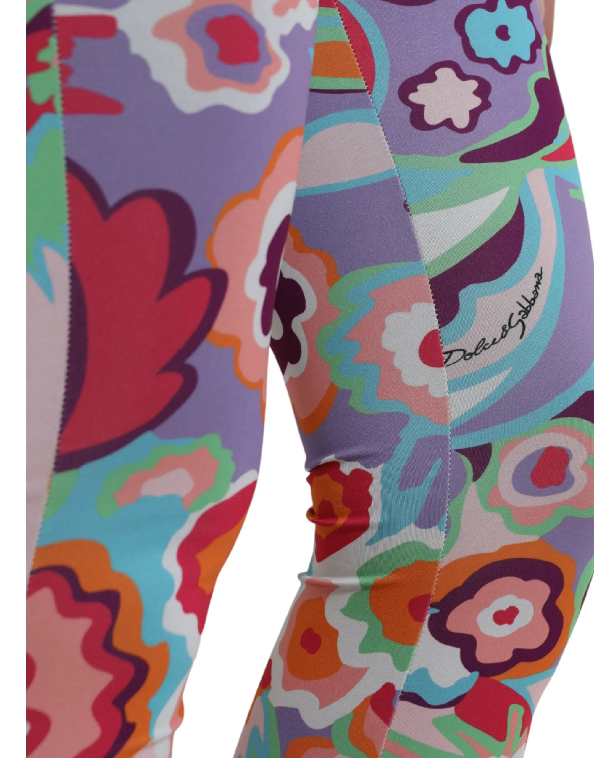 Multicolor Floral High Waist Leggings Pants sold by Lord & Taylor product image thumbnail 5