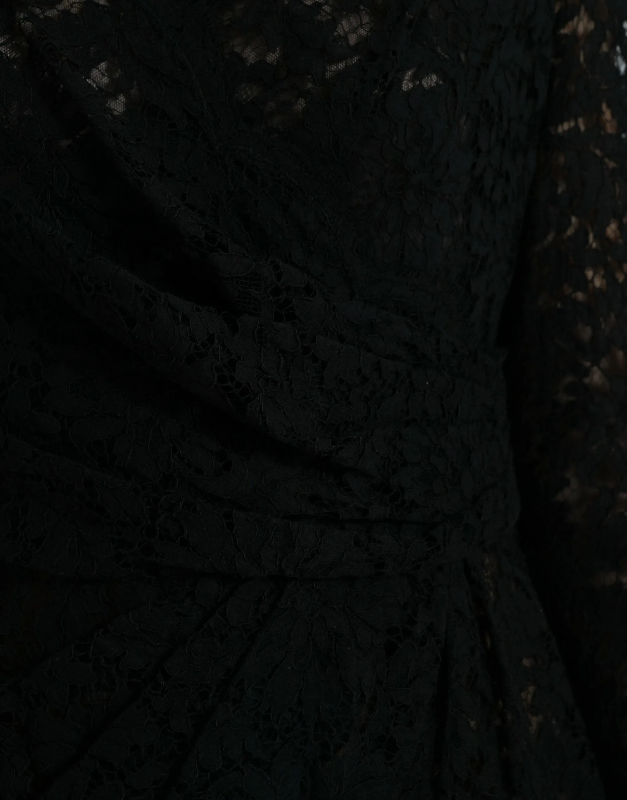 Black Bodycon Lace Cotton Sheath Mini Dress sold by Lord & Taylor product image thumbnail 5