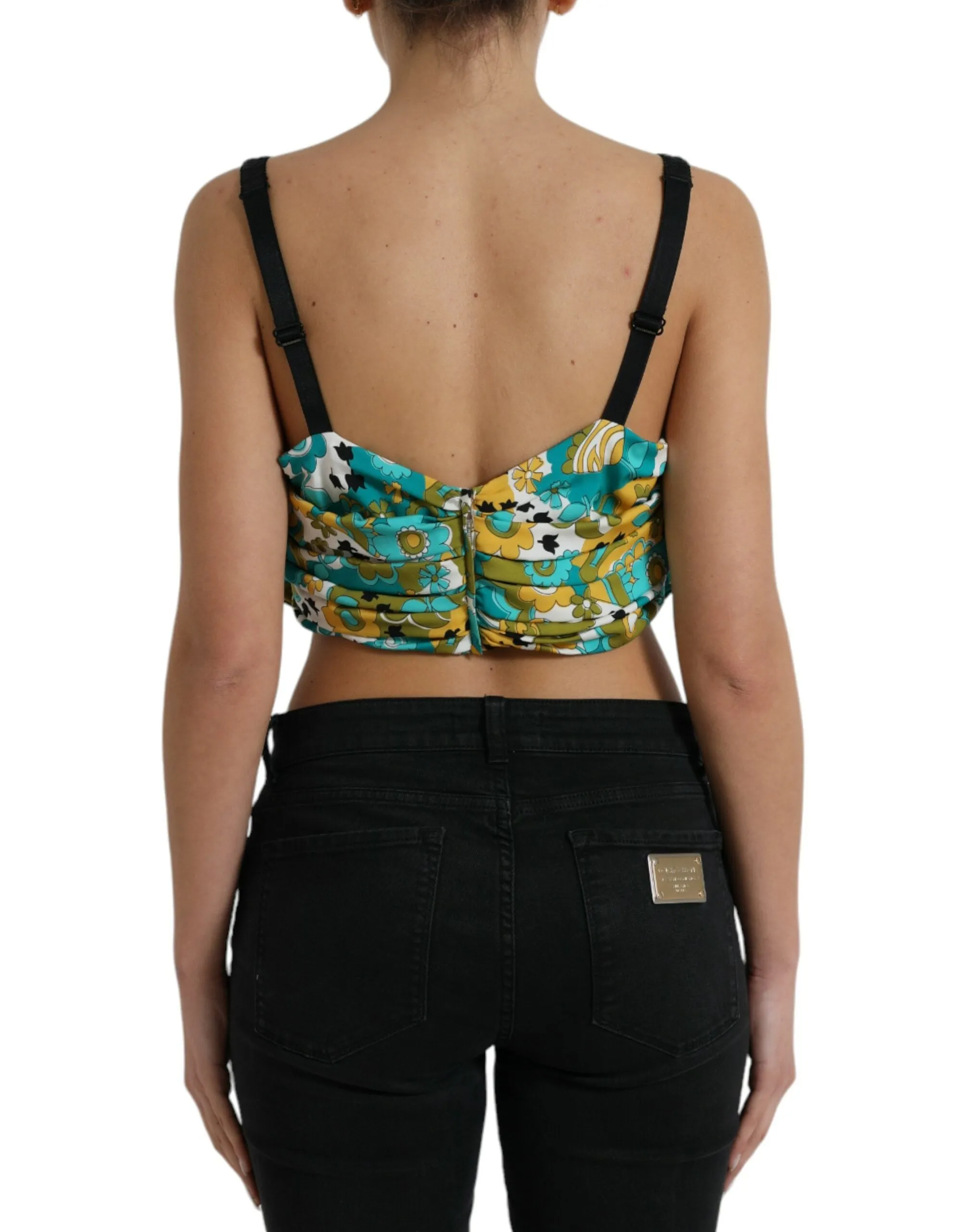 Multicolor Floral Sleeveless Cropped Top sold by Lord & Taylor product image thumbnail 3