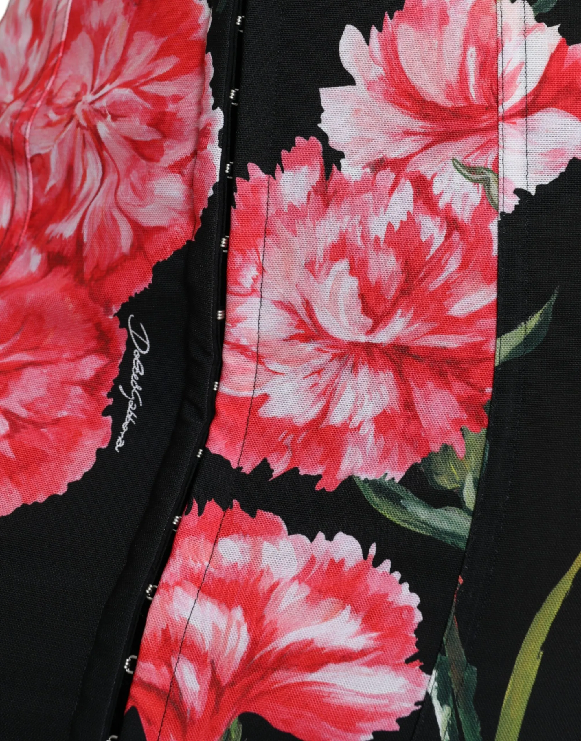 Black Carnation Pencil Cut Knee Length Skirt sold by Lord & Taylor product image thumbnail 3