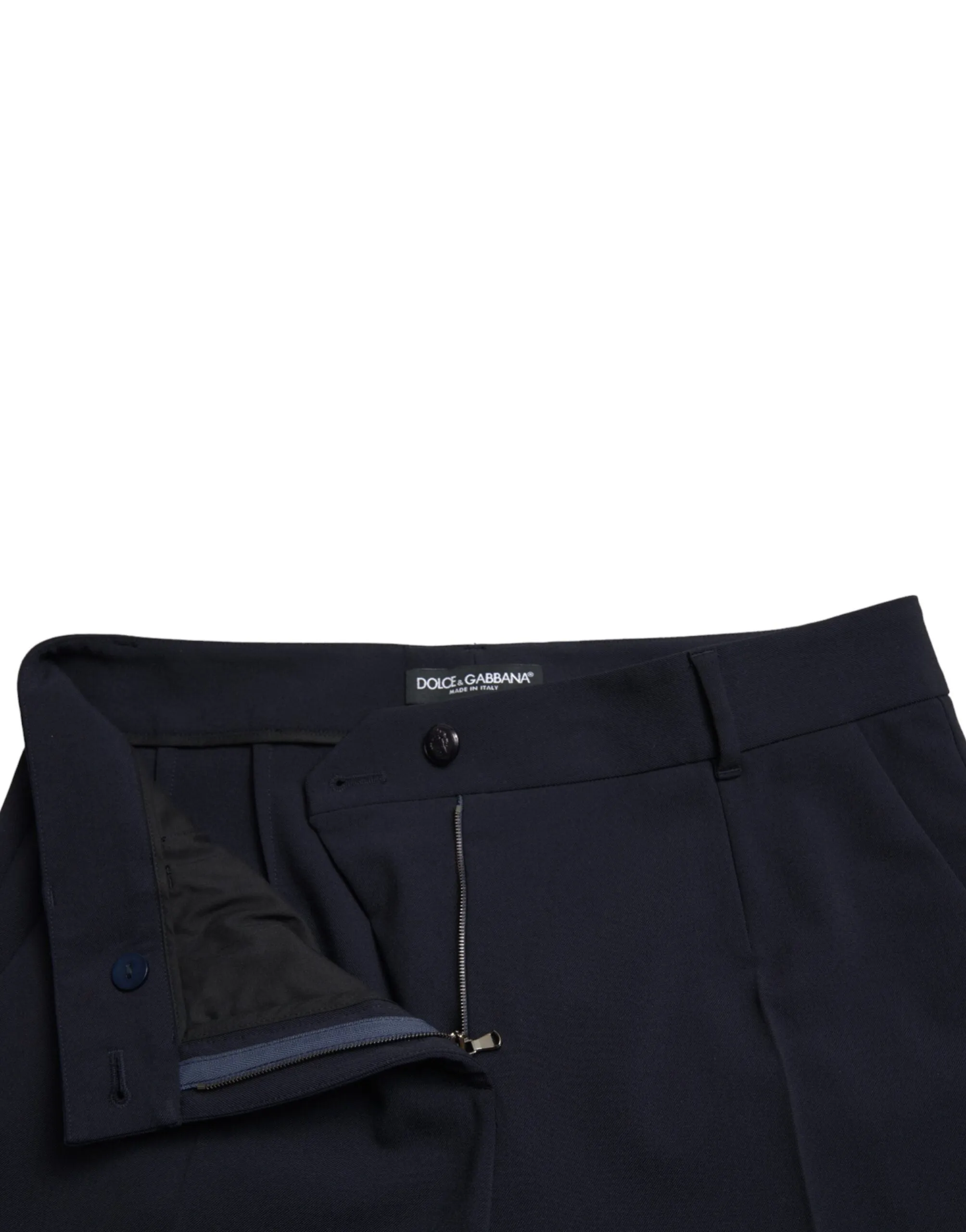 Blue Mid Waist Tapered Cropped Pants sold by Lord & Taylor product image thumbnail 5