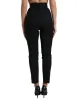 Black Wool High Waist Tapered Pants sold by Lord & Taylor