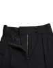 Black Wool High Waist Tapered Pants sold by Lord & Taylor