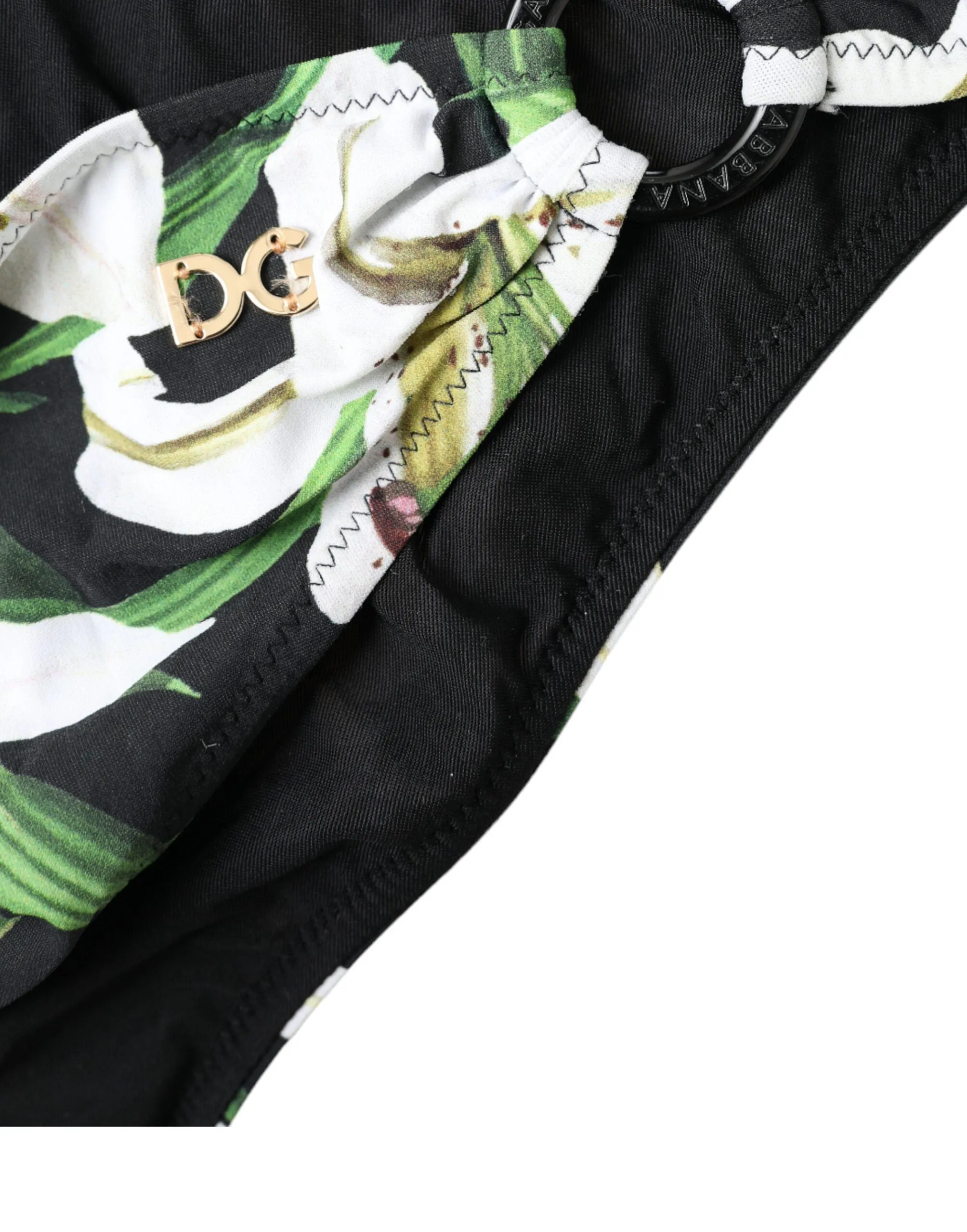 Black Lily Print Swimwear Bottom Beachwear Bikini sold by Lord & Taylor product image thumbnail 5